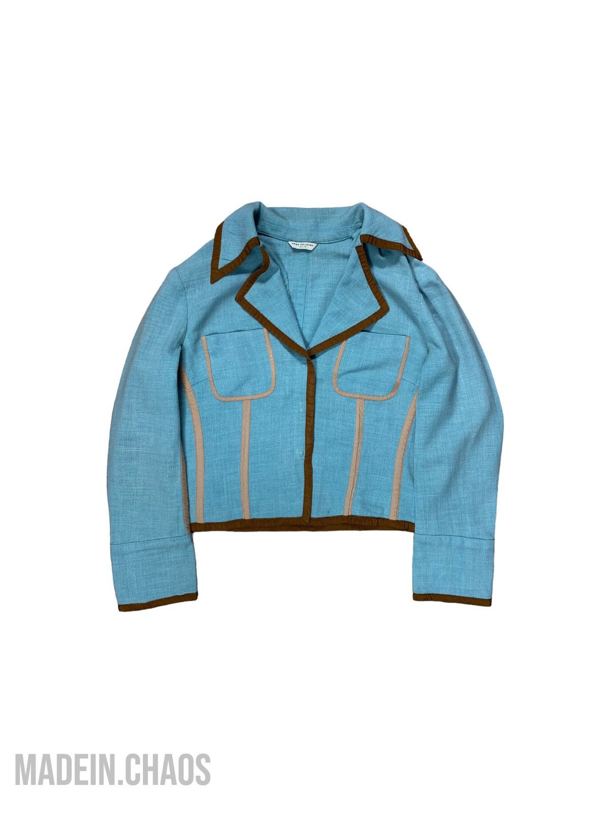 Dries Van Noten Blue Blazer Jacket