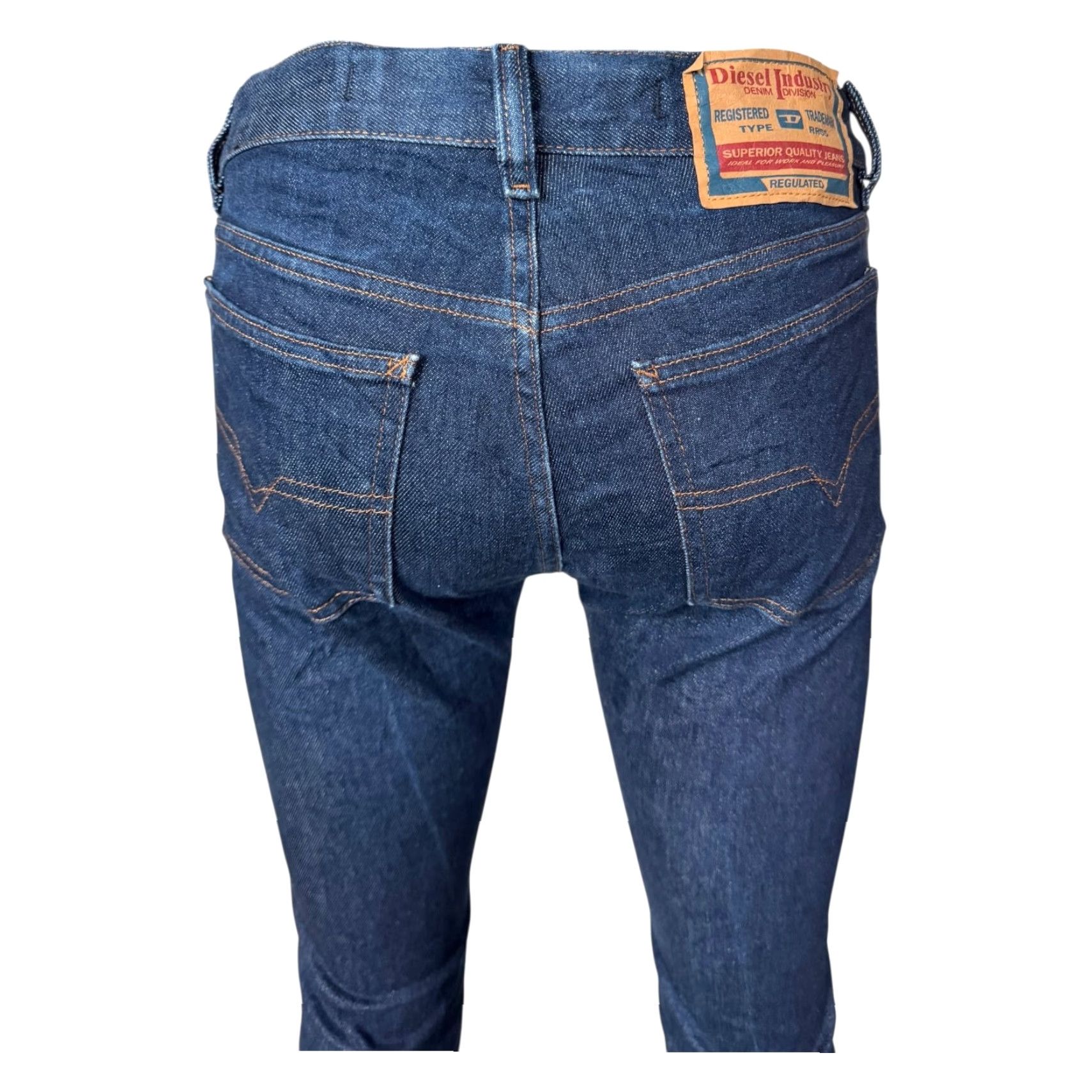 Diesel Diesel Fanker Bootcut Jeans Women’s W28 L34 Dark Blue Stretch 5-Pocket Denim Skinny Regular Size 28" / US 6 / IT 42 - 4 Thumbnail