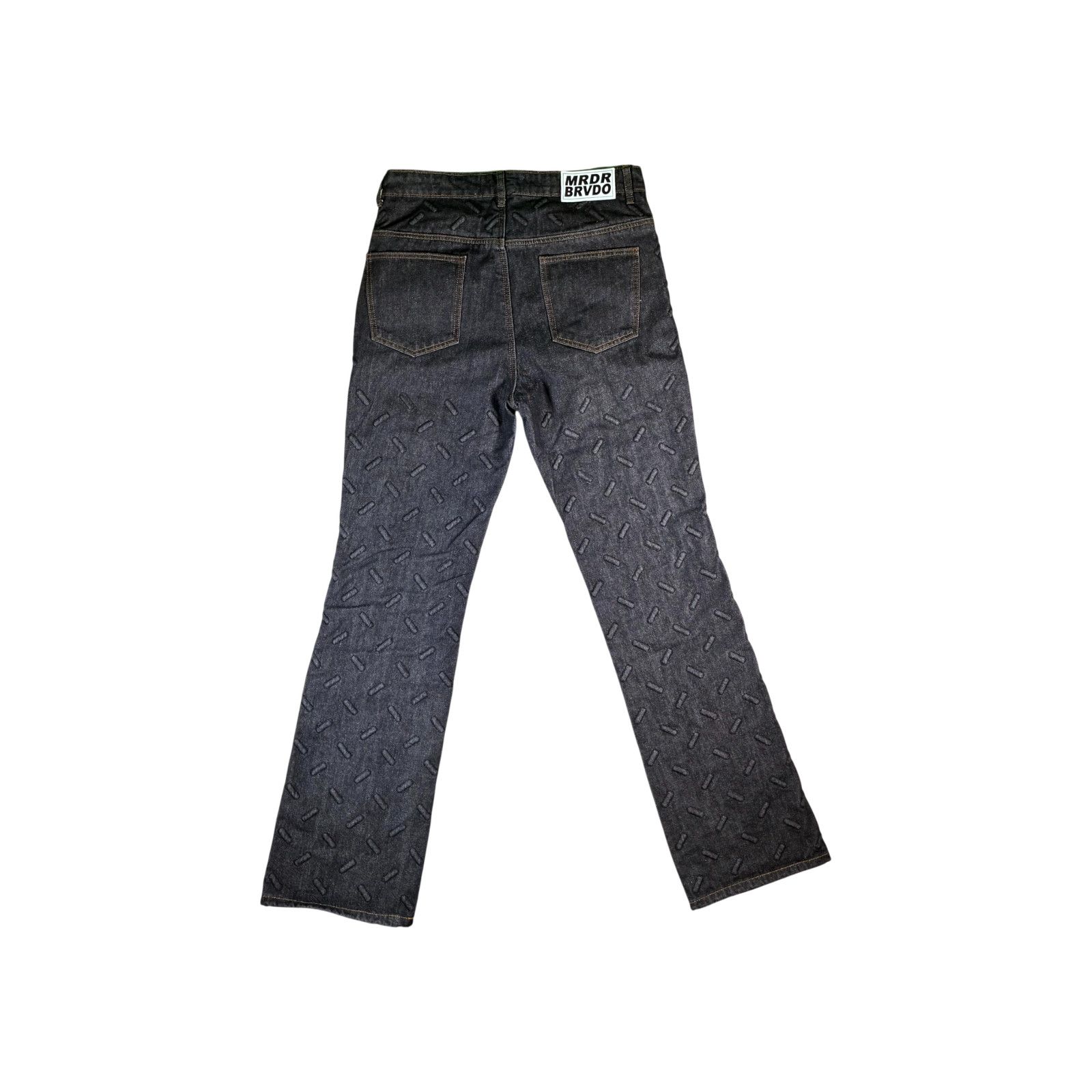 Who Decides War WDW Tire Track Black Jeans Size US 32 / EU 48 - 2 Thumbnail