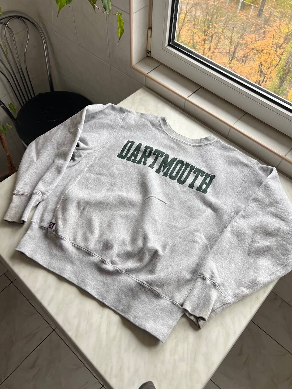 Vintage Vintage Dartmouth grey and green spell out college crewneck Size US M / EU 48-50 / 2 - 8 Thumbnail