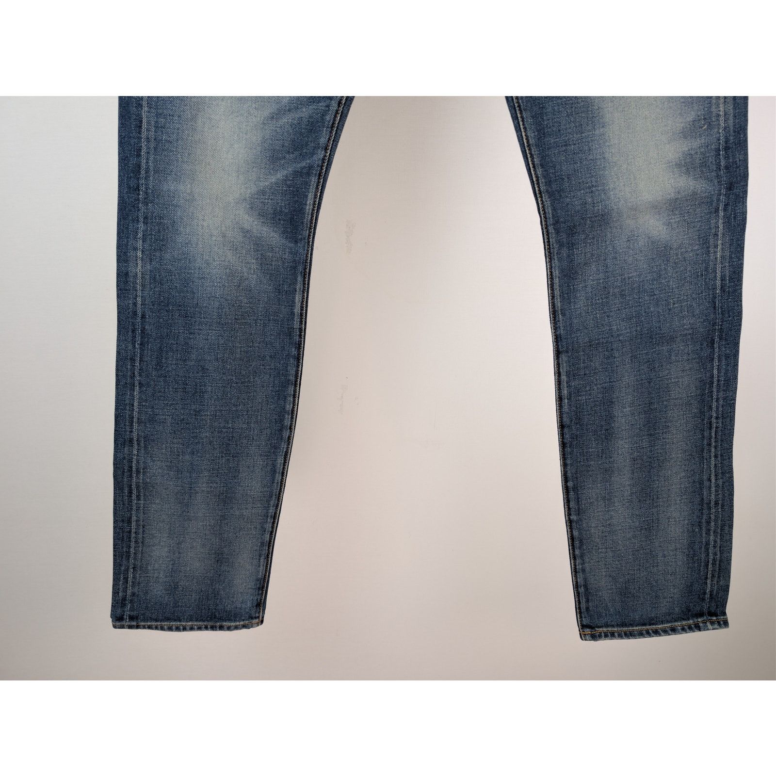 Tom Ford o1rshd1 Slim Fit Denim Jeans in Washed Dark Indigo Size US 32 / EU 48 - 4 Thumbnail