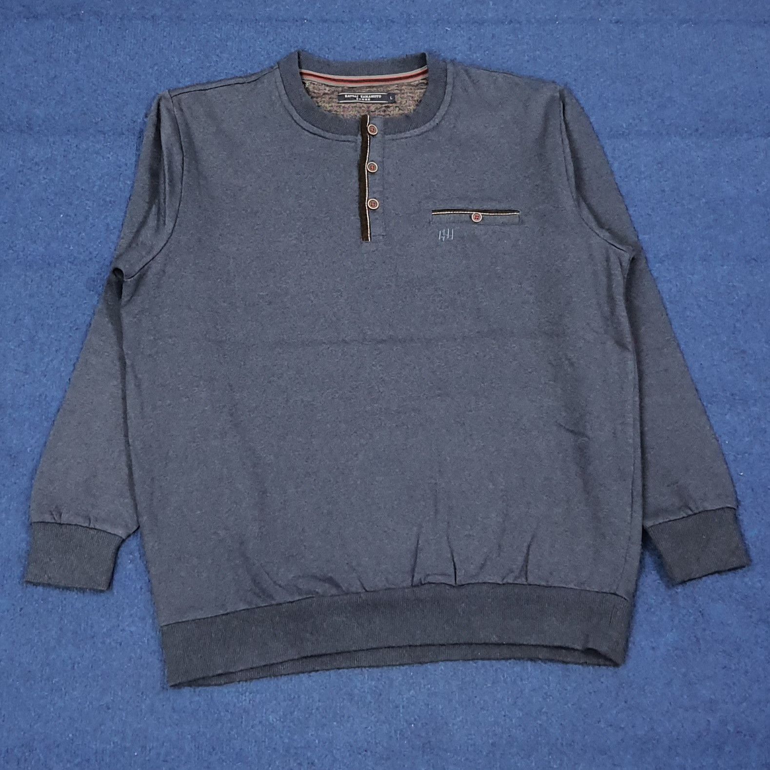 Kansai Yamamoto Kansai Yamamoto Custom Number Nine Logo Sweatshirt C278N17 Size US L / EU 52-54 / 3 - 3 Thumbnail