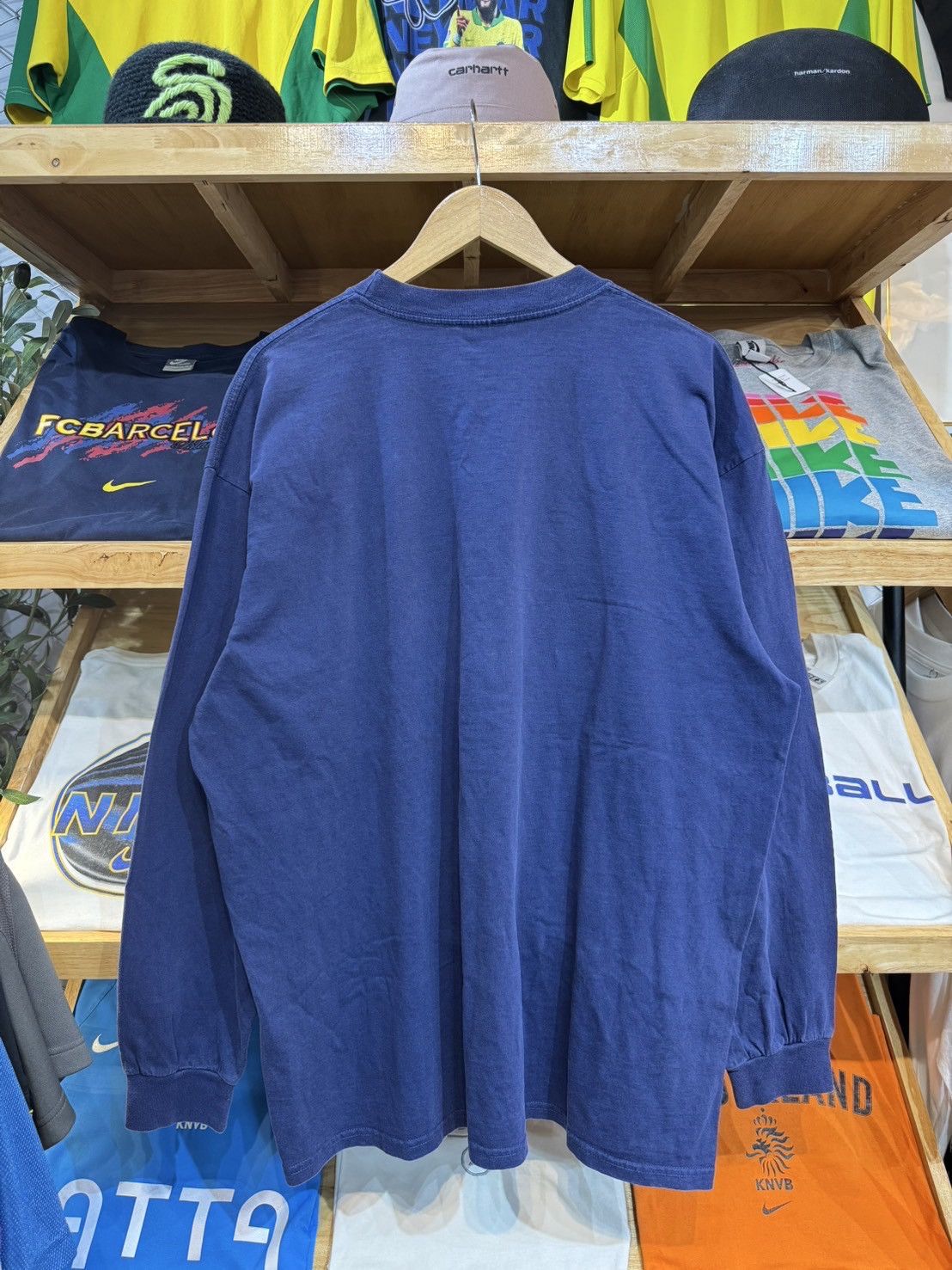 Vintage Vintage Nike Soccer 90's Total 90 Logo LS Tee Size US XL / EU 56 / 4 - 2 Thumbnail