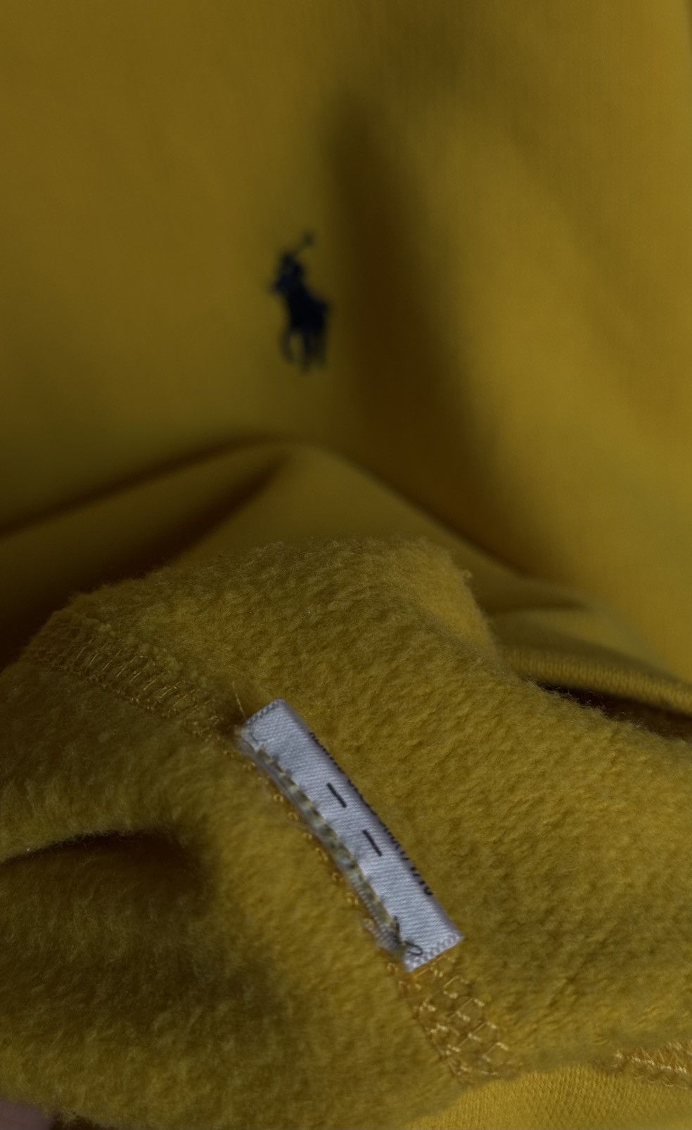 Polo Ralph Lauren Ralph Lauren Basic Logo Yellow Hoodie M Size US M / EU 48-50 / 2 - 9 Thumbnail
