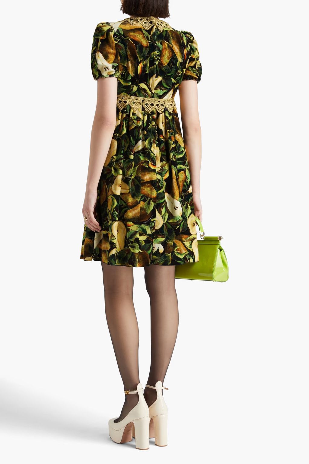 Dolce & Gabbana o1y0825 Mini Dress in Multicolor Size XS / US 0-2 / IT 36-38 - 3 Thumbnail