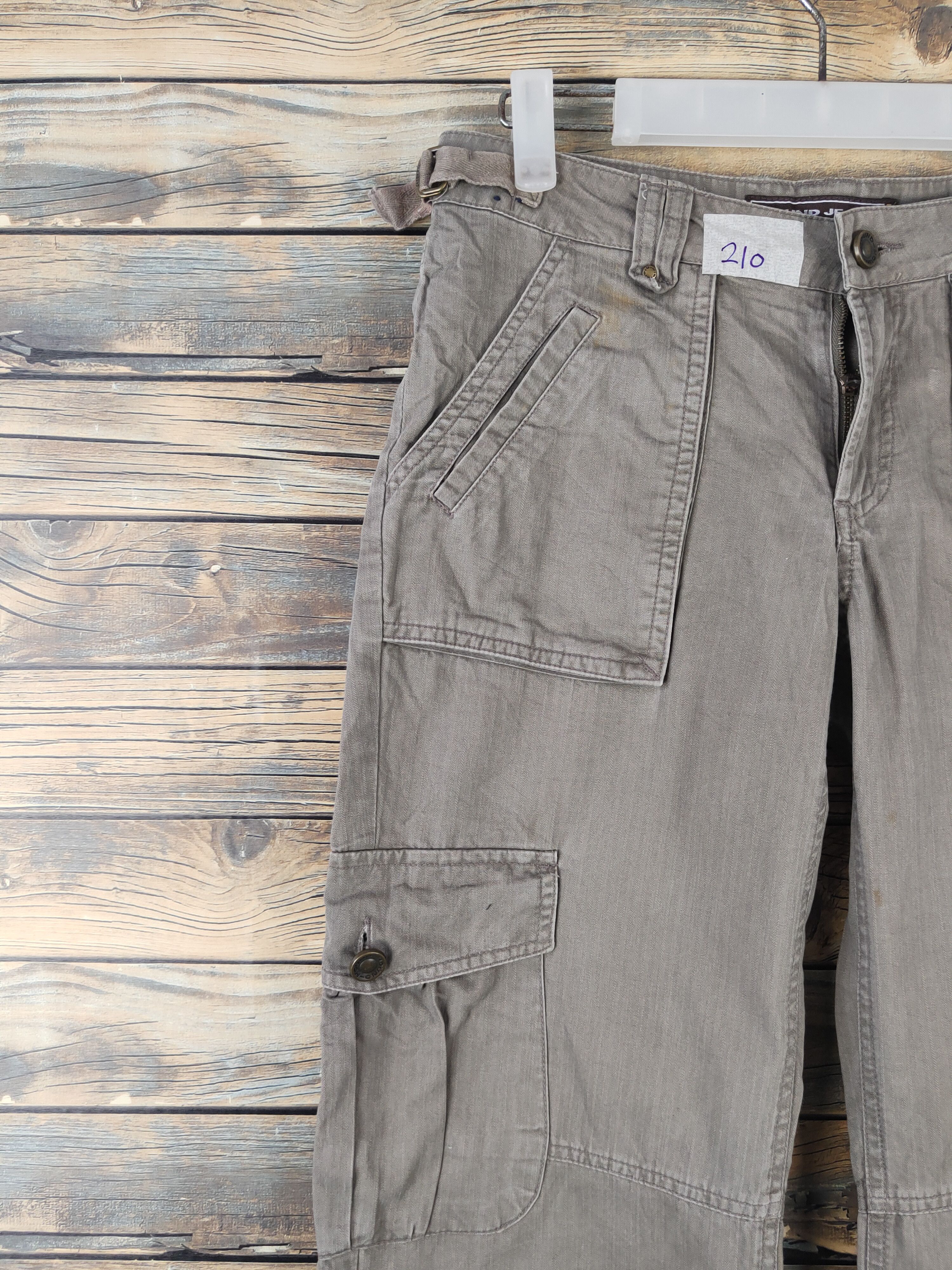 Japanese Brand DL Hound Olive Multipocket Tactical Cargo Pants #210 Size 28" / US 6 / IT 42 - 3 Thumbnail