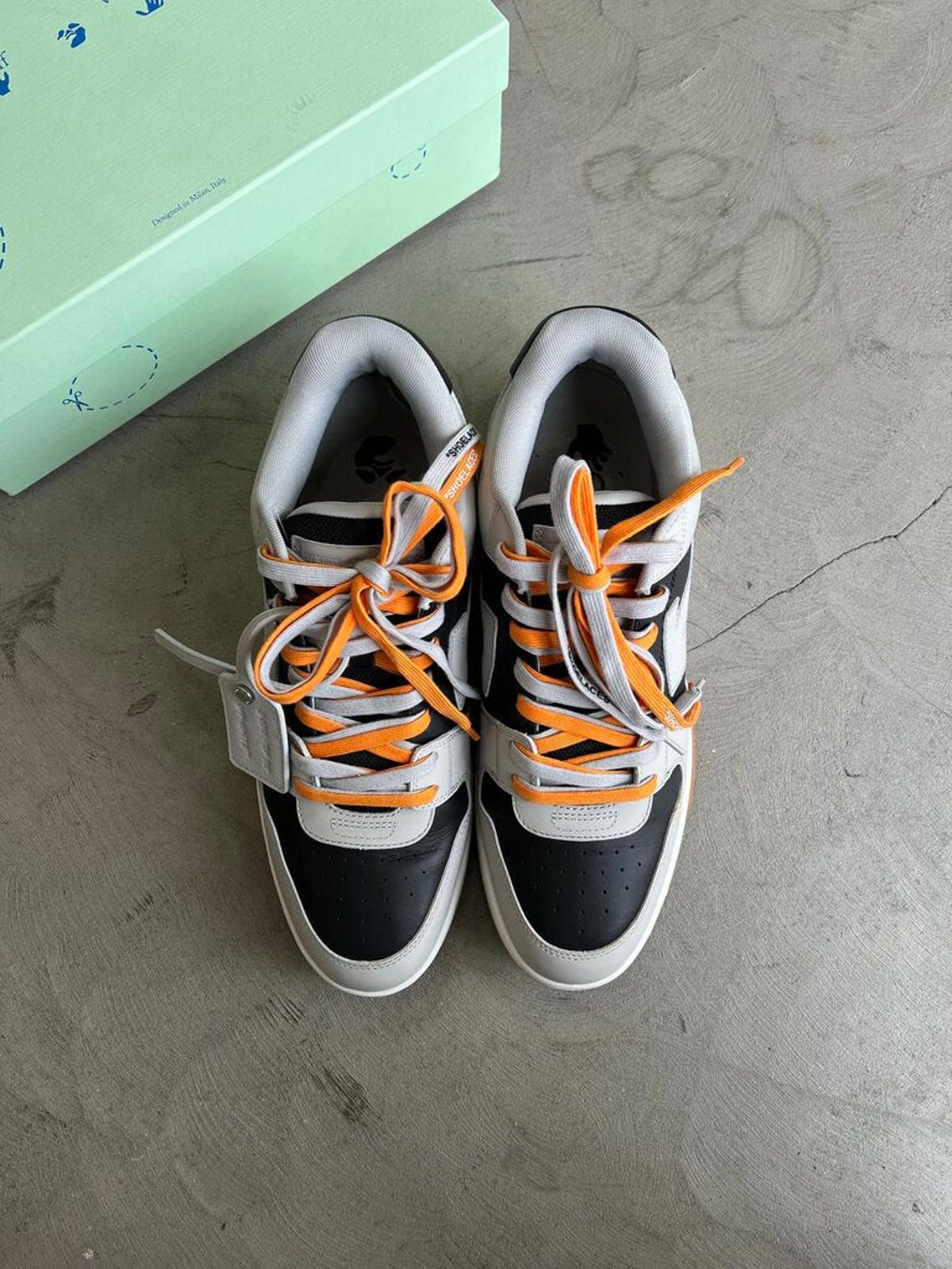 Off-White Off-White Out-Of-Office Sneaker Grey/Black Sz. 47 Size US 14 / EU 47 - 3 Thumbnail