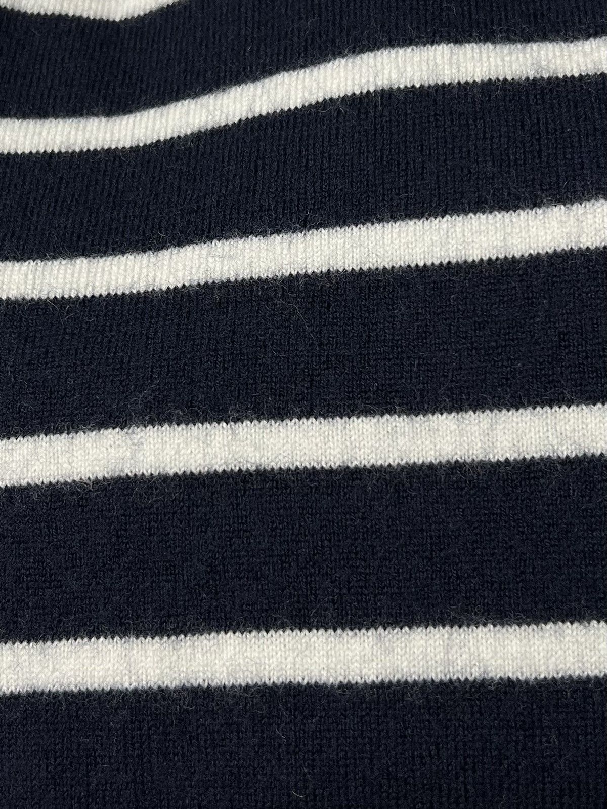 Designer × Sezane Sézane Paola Wool Knit Dress Navy / Ecru Size M Size M / US 6-8 / IT 42-44 - 16 Thumbnail