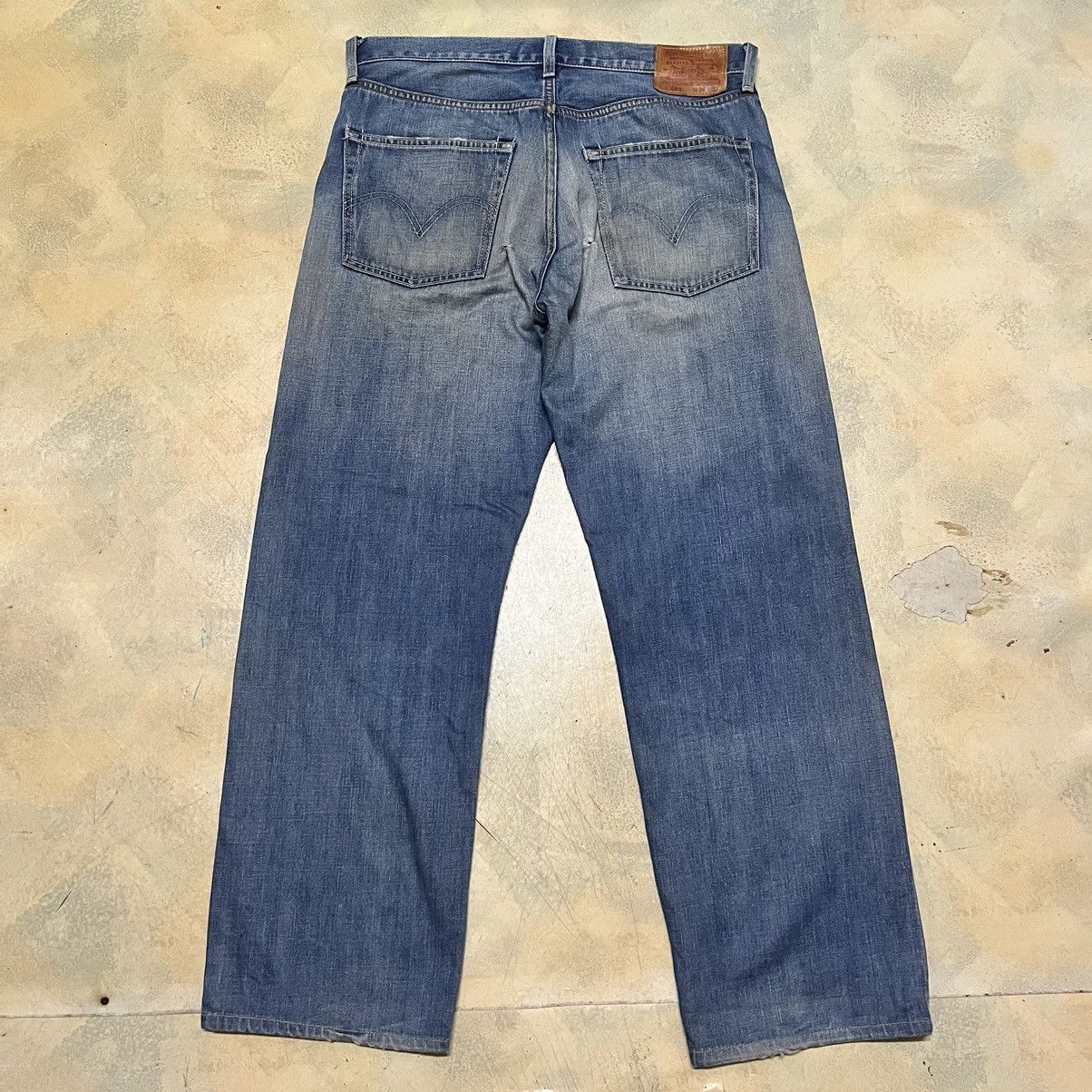 Levi's Vintage Distressed Levis Lot 503 Denim Jeans Size US 34 / EU 50 - 2 Thumbnail