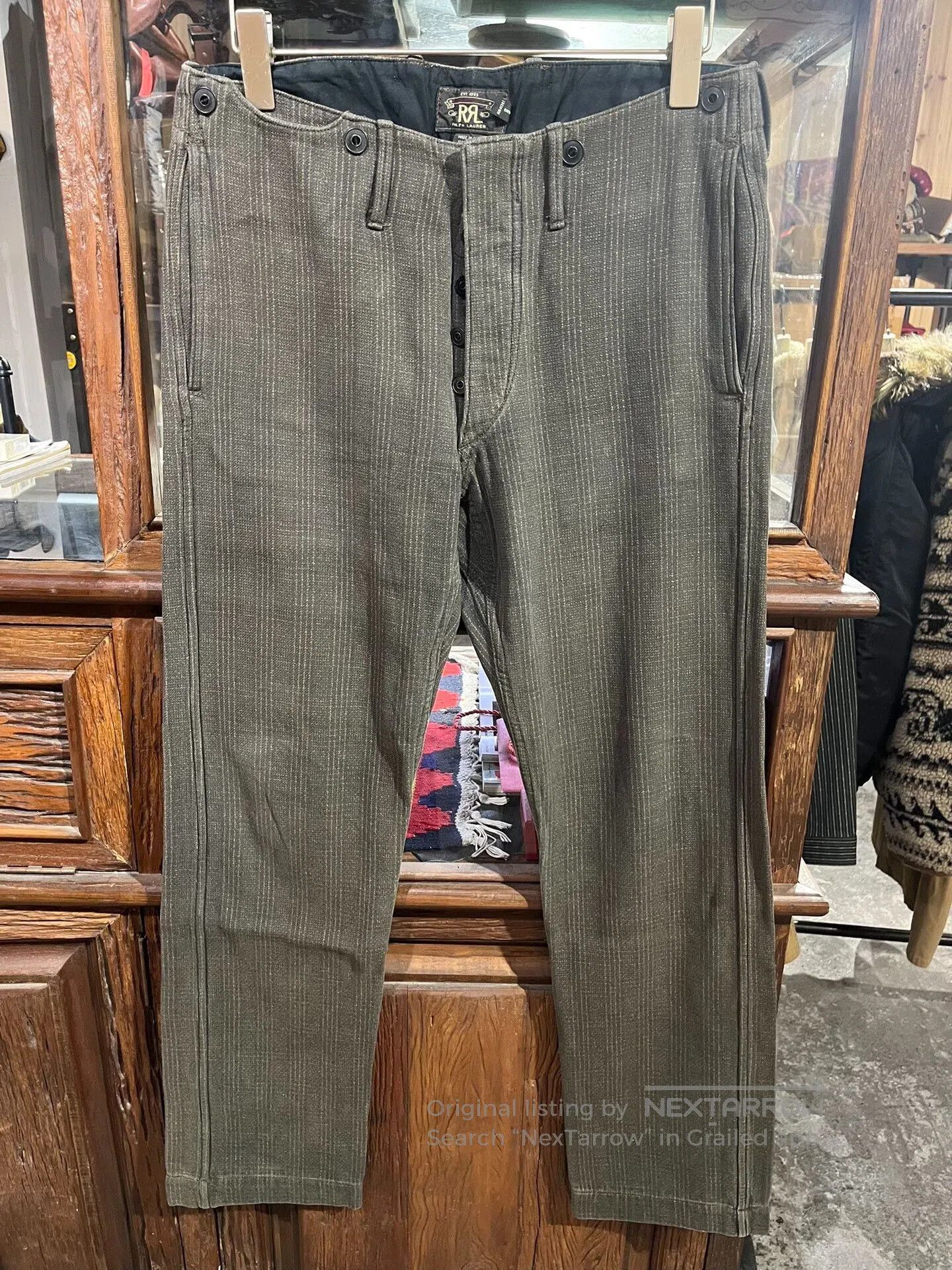RRL Ralph Lauren rrl rare relaxed casual pants by ralph lauren. Size US 30 / EU 46 - 1 Thumbnail