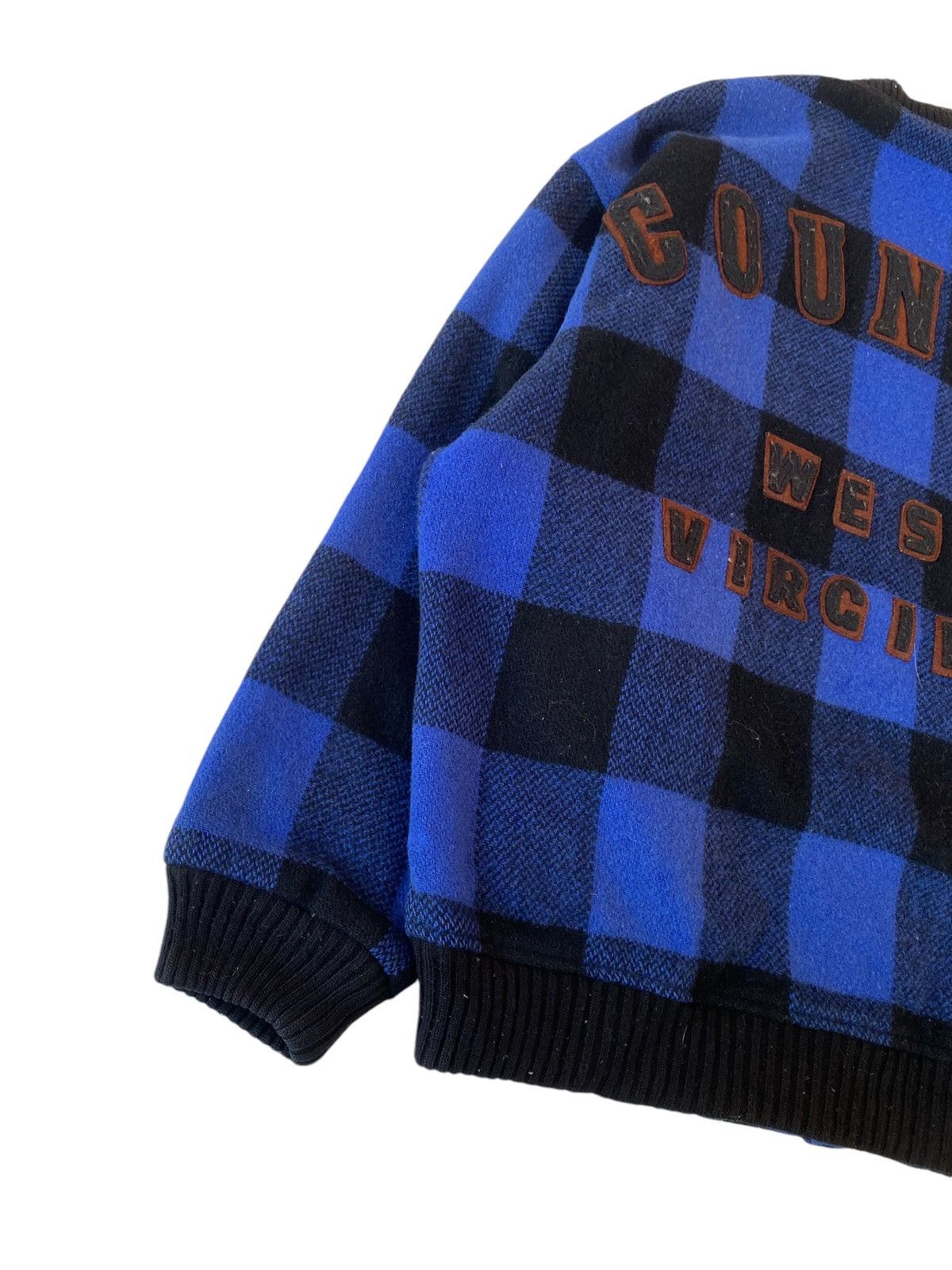 Vintage Vtg Sugar Kids Wool Varsity Jacket Size US L / EU 52-54 / 3 - 7 Thumbnail