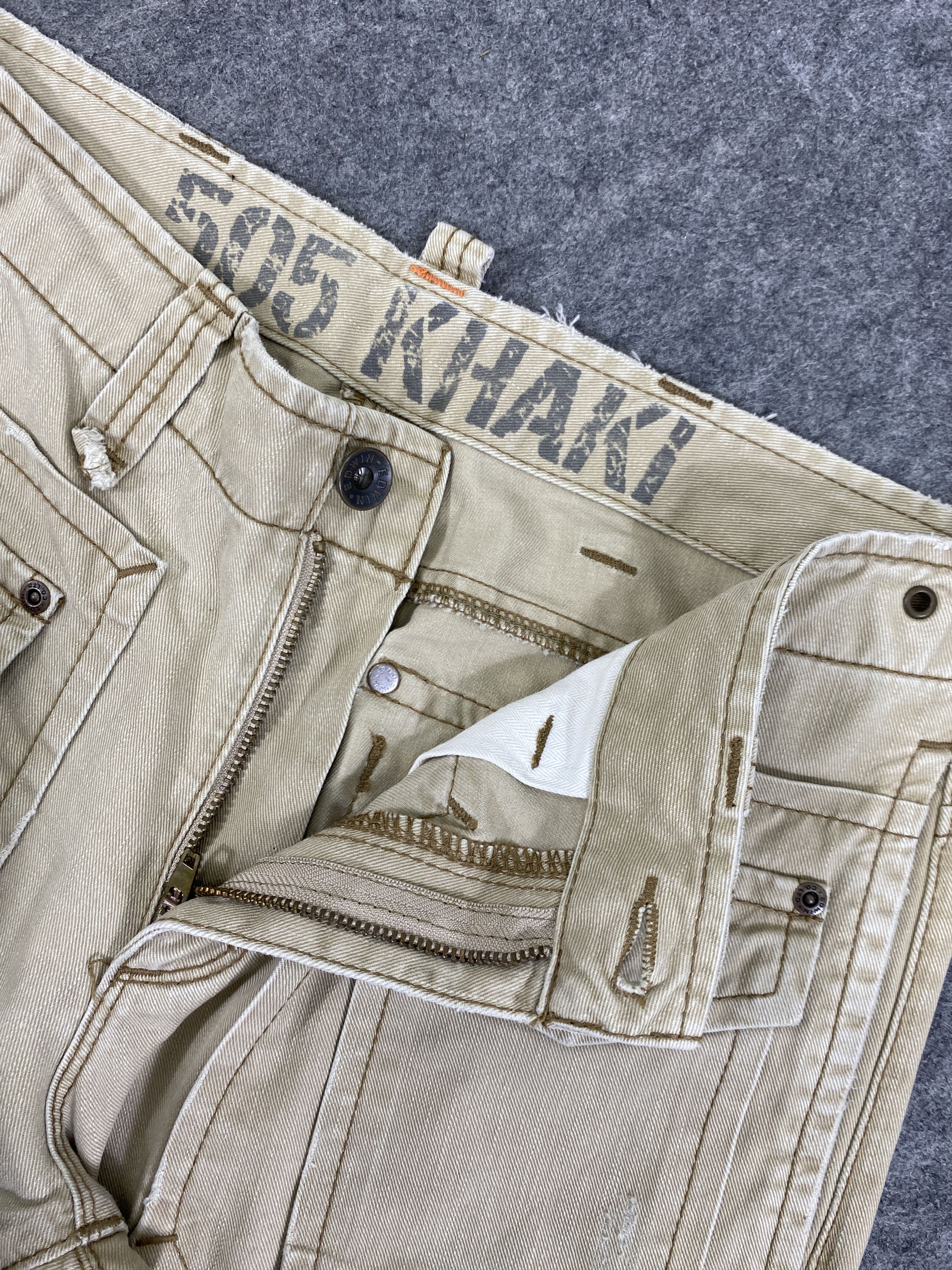 If Six Was Nine Japanese Brand Edwin Multipocket Flare Pants -CP296 Size US 31 - 6 Thumbnail