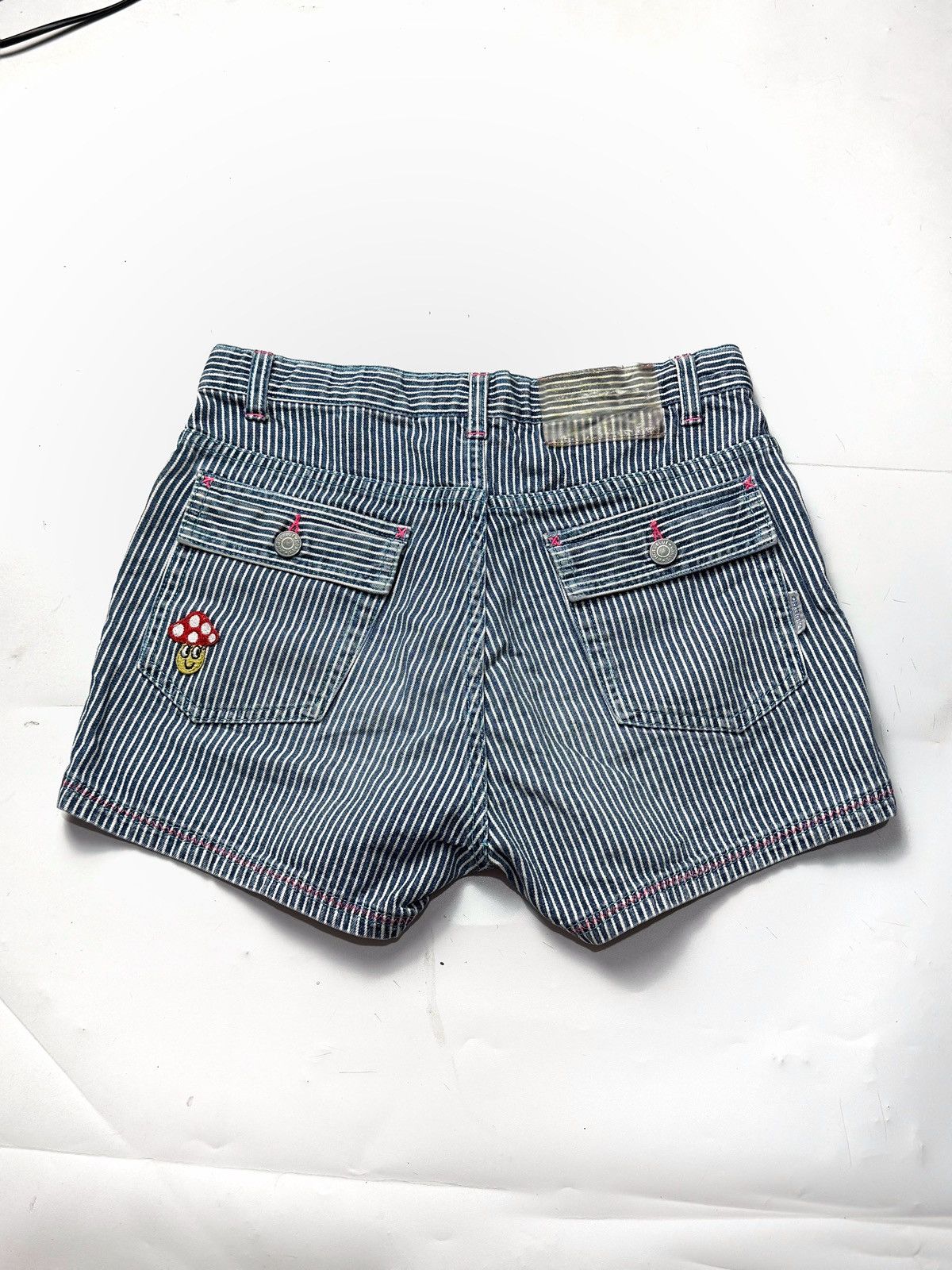 Angel Blue × Hysteric Glamour × Japanese Brand Angle Blue Y2K Hickory Pants Size 28" / US 6 / IT 42 - 2 Thumbnail