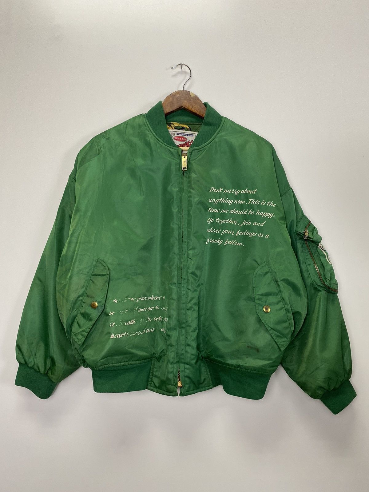 Japanese Brand × Vintage Vintage Saburoku Bomber Jacket Size US XL / EU 56 / 4 - 3 Thumbnail