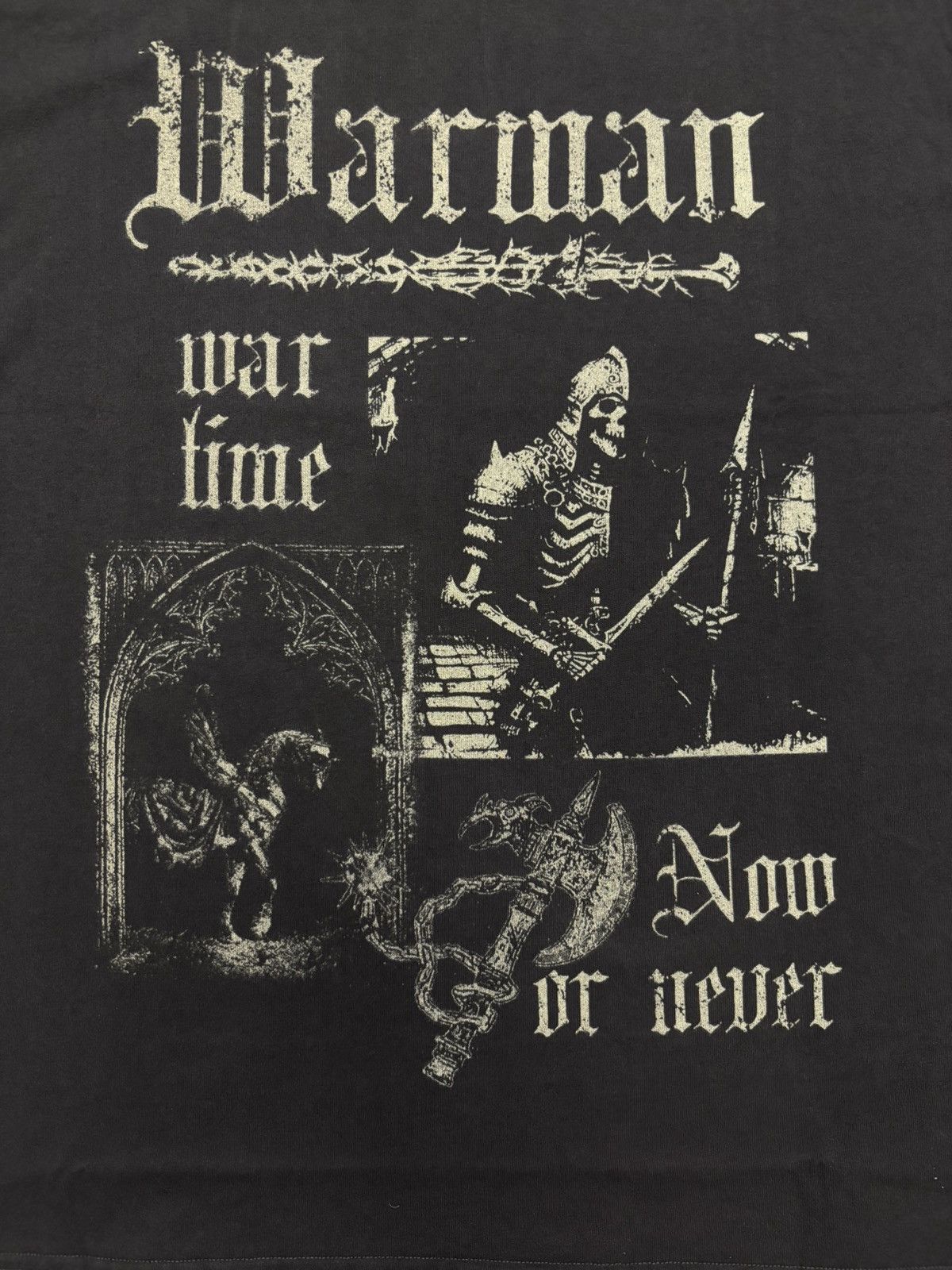 Vintage Warman Knight Conquest Graphic T-Shirt, Black Size US S / EU 44-46 / 1 - 4 Thumbnail