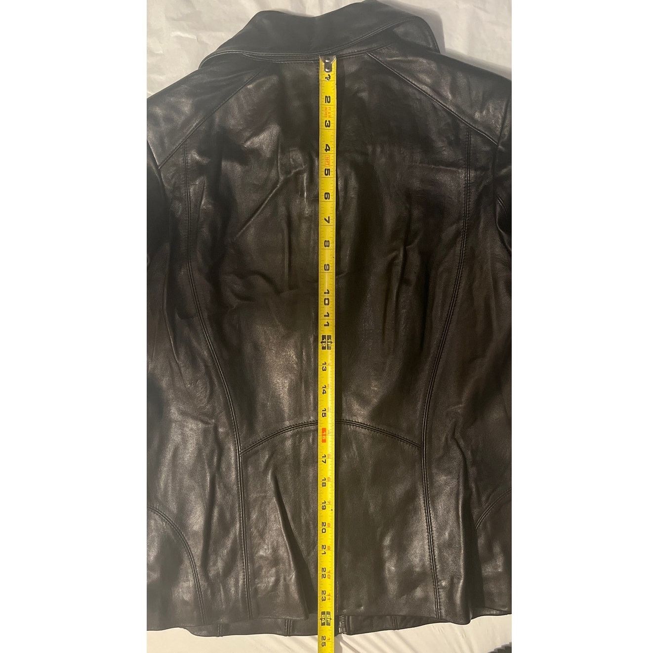 Other Black Leather Zip Front Jacket Sz. M - Sample first fit Size M / US 6-8 / IT 42-44 - 9 Thumbnail