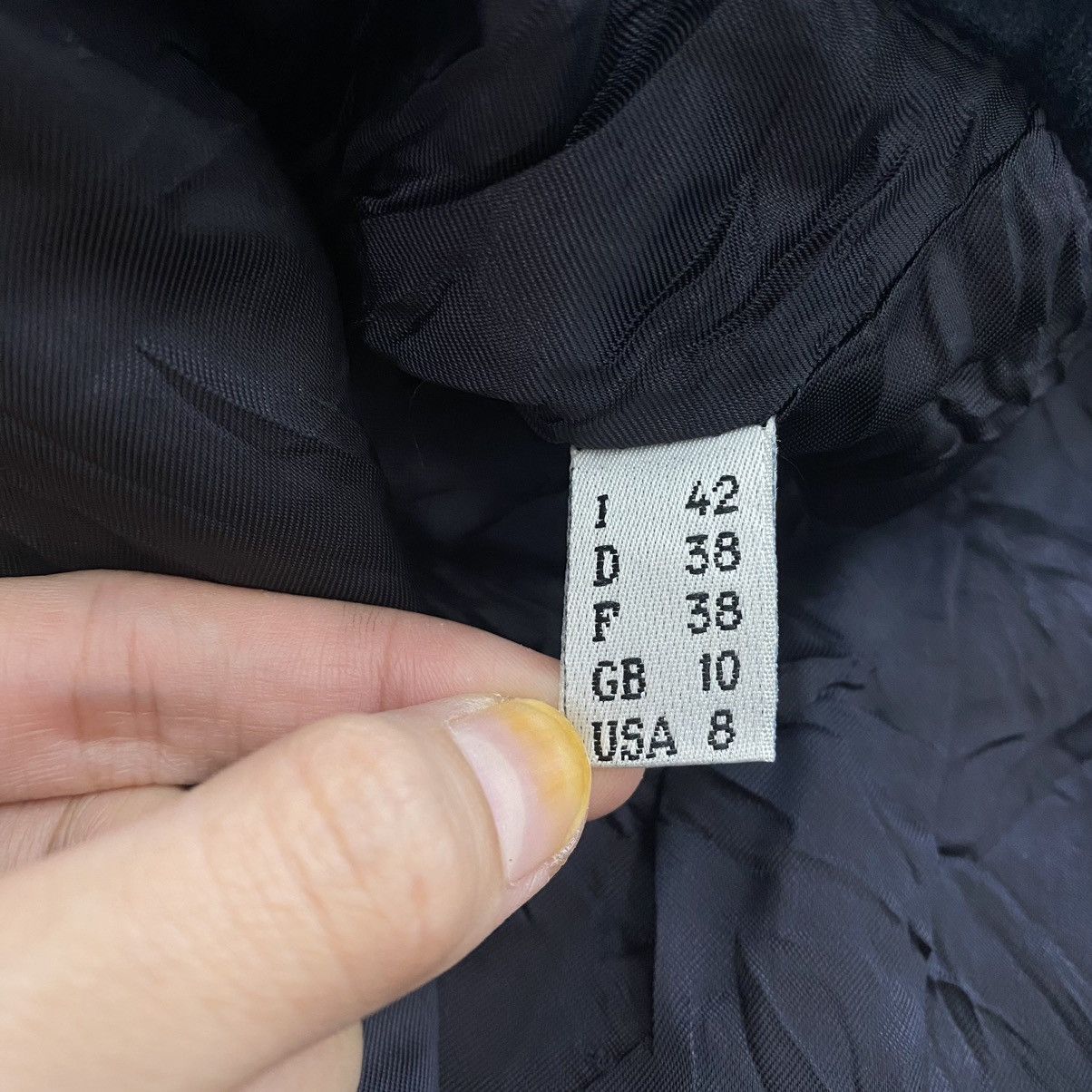 Vintage Vintage FERRETTI STUDIO Italian Brand Velvet Black Coat Size US M / EU 48-50 / 2 - 6 Thumbnail
