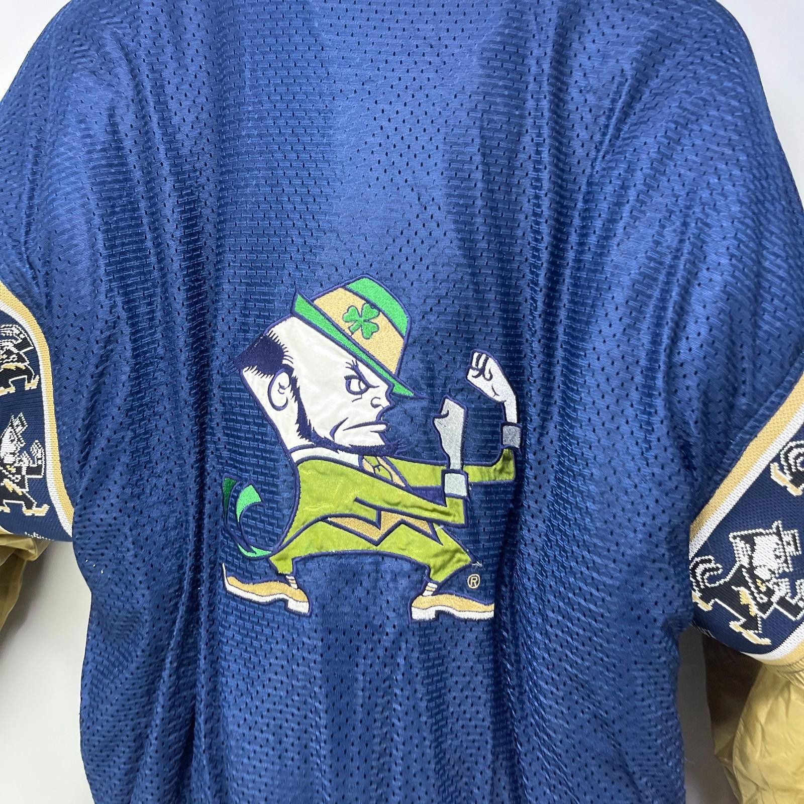 Pro Player Vintage 90s Notre Dame Fighting Irish Reversible Jacket XL Size ONE SIZE - 8 Thumbnail