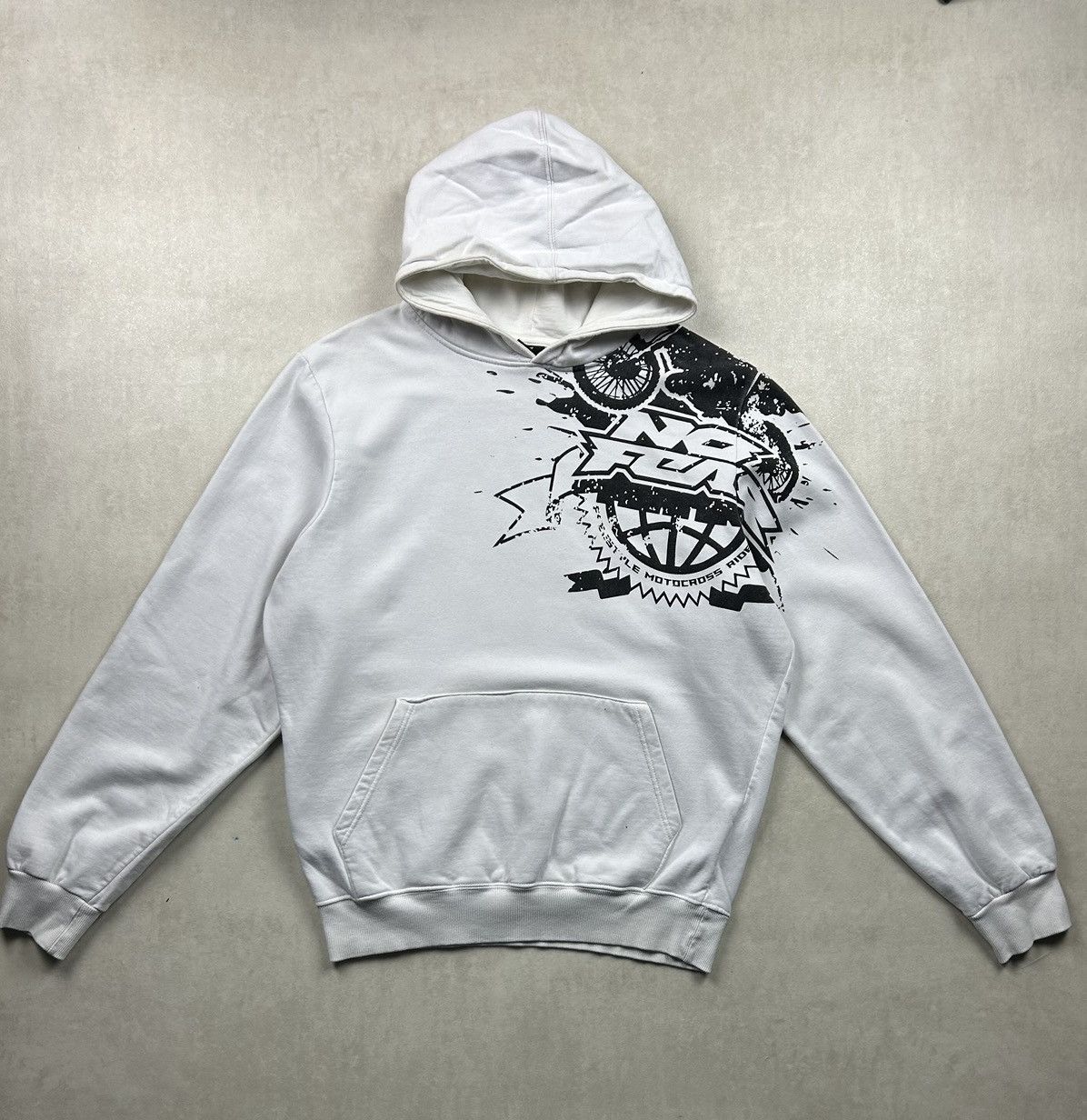 Vintage No Fear Hoodie Rap Y2k