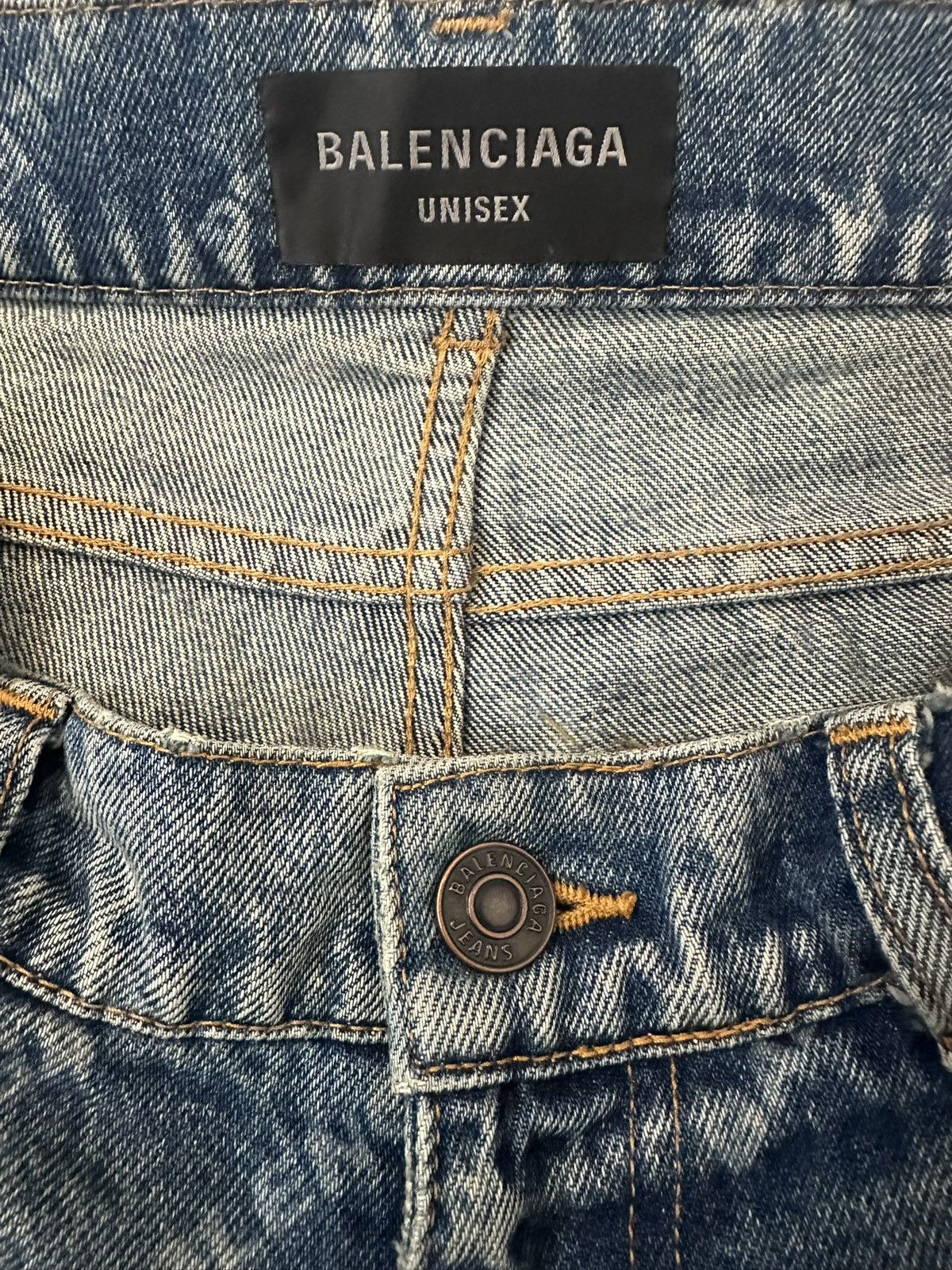 Balenciaga Balenciaga All Over Logo Jeans Size Small Size US 30 / EU 46 - 3 Thumbnail