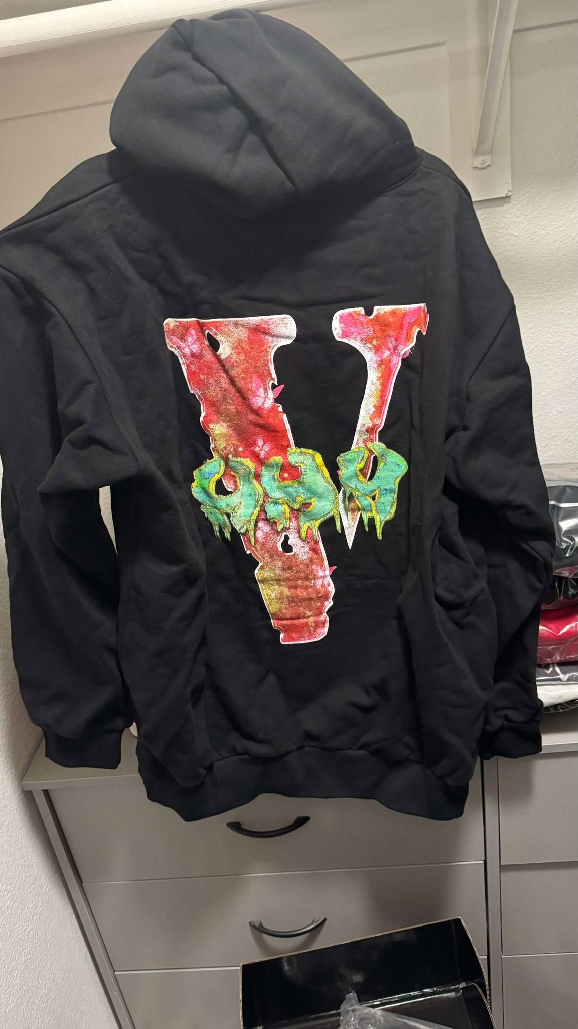 999 Club × Revenge × Vlone Juice Wrld Vlone Fighting Demons Acid Hoodie Size US XXL / EU 58 / 5 - 2 Thumbnail