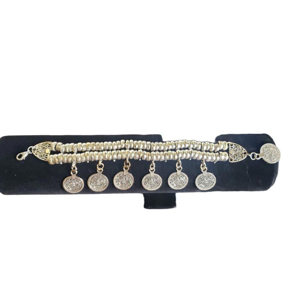 Designer Bohemian Vintage Silver Plated Bracelet Size ONE SIZE - 5 Thumbnail