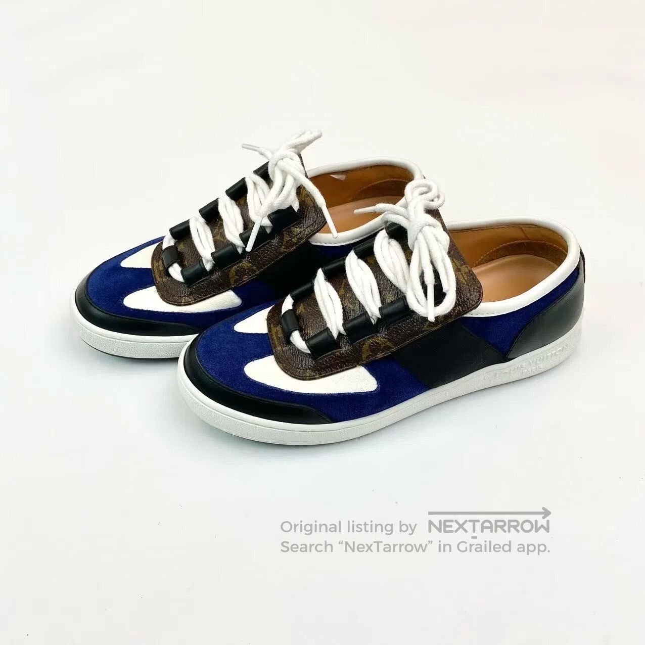 Louis Vuitton Louis Vuitton Presbyopia spliced low-top board shoes| Size US 6 / IT 36 - 1 Thumbnail
