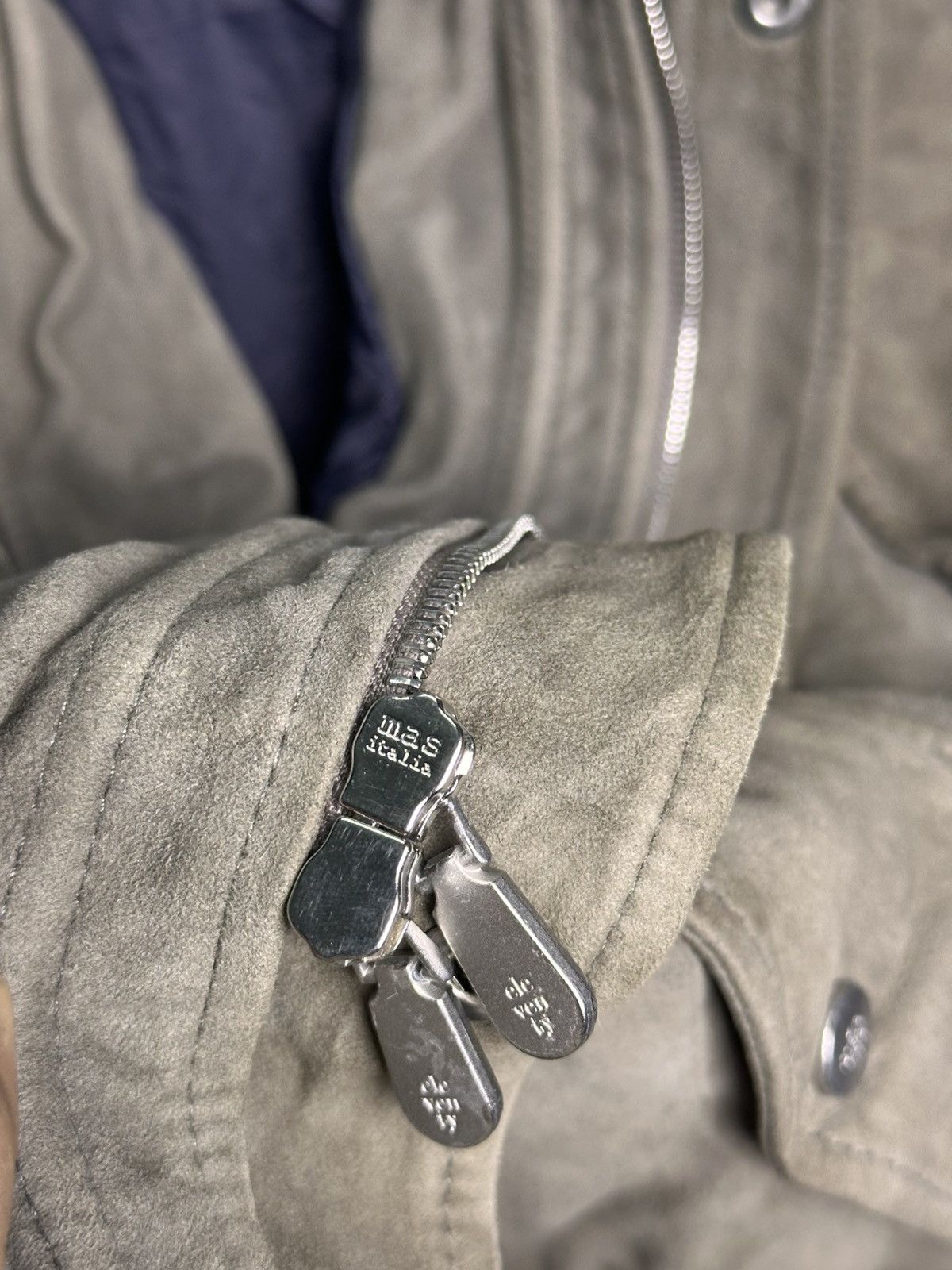 Eleventy Eleventy Suede Hooded Parka Jacket Size US M / EU 48-50 / 2 - 13 Thumbnail