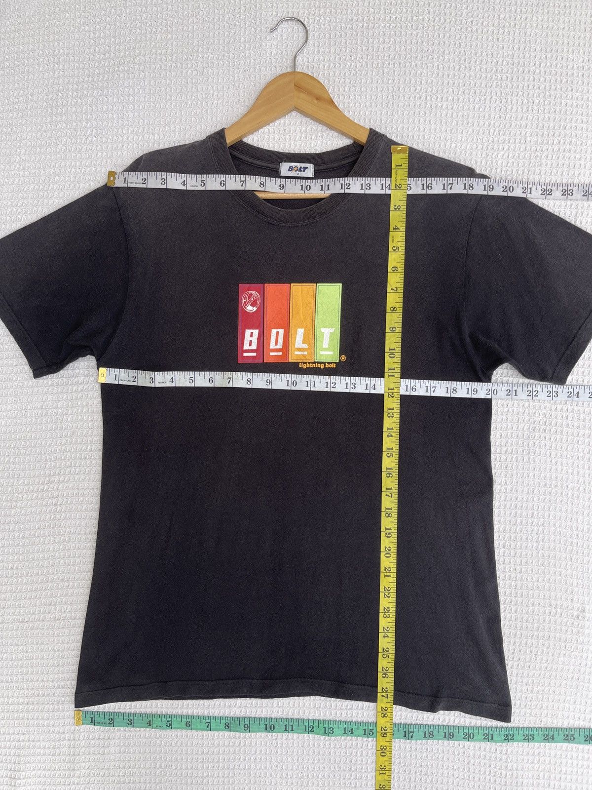 Lightning Bolt Last Drop🔥Sun Faded 🔥Vtg90s Lightning Bolt Surf Brand Tee Size US M / EU 48-50 / 2 - 8 Thumbnail