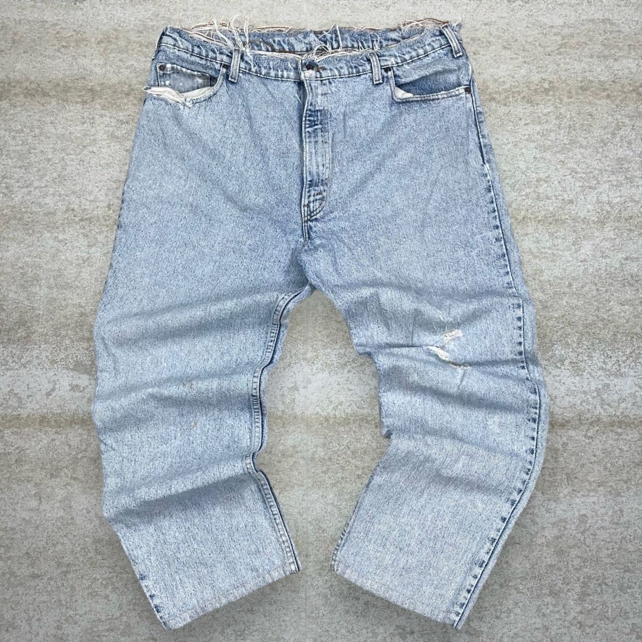 Levi's Vintage 80s Levis Jeans 540 40x28 Relaxed Fit Light Wash Size US 40 / EU 56 - 2 Thumbnail
