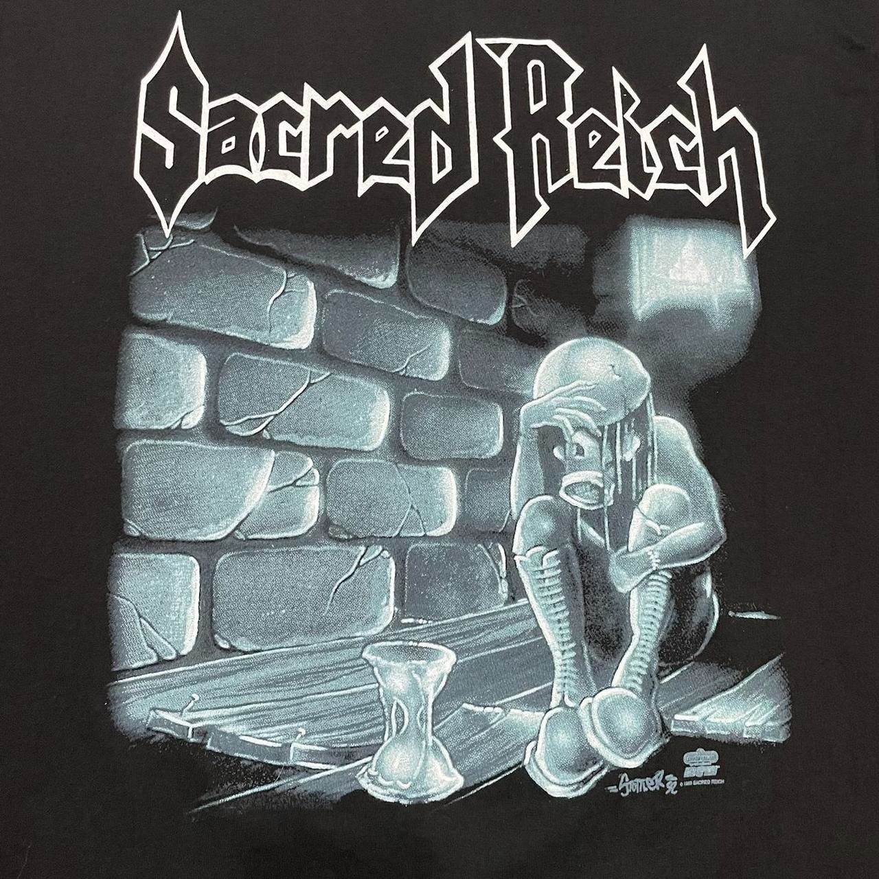 Other Vintage 1993 Sacred Reich thrash Metal band tour tshirt Size US XL / EU 56 / 4 - 3 Thumbnail
