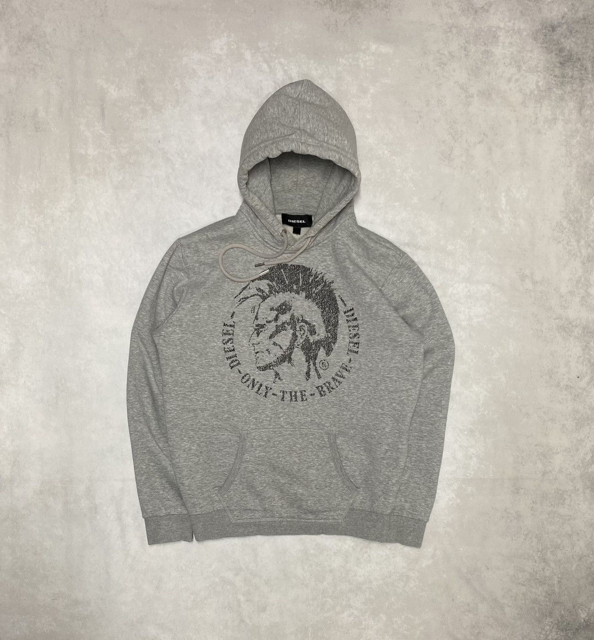 Diesel × Vintage Crazy Y2K Big Punk Head Streetwear Diesel Hoodie S Size US S / EU 44-46 / 1 - 1 Thumbnail