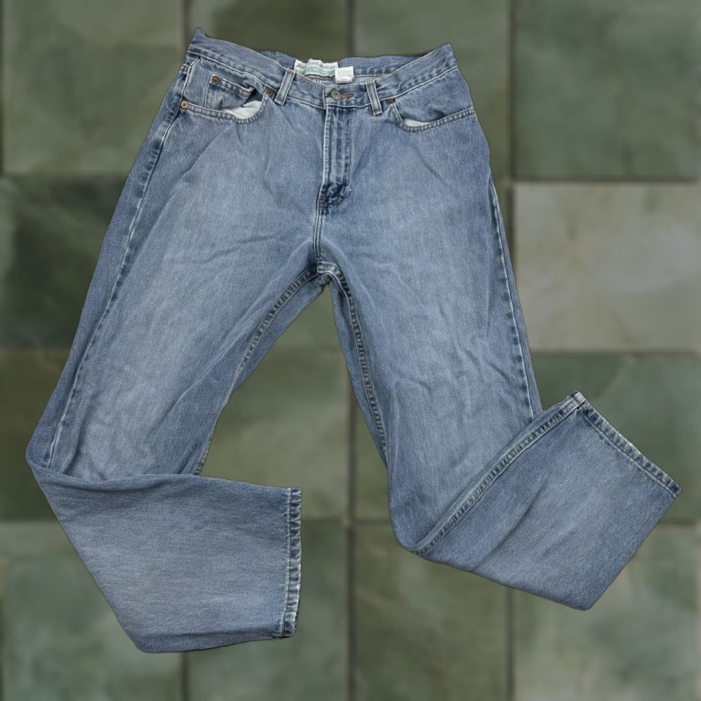 Old Navy VINTAGE Old Navy Jeans Womens 12 Short Blue Relaxed at Waist Denim Straight 90s Grunge Mens/Womens? Wait end. Size 34" / US 12 / IT 48 - 1 Thumbnail