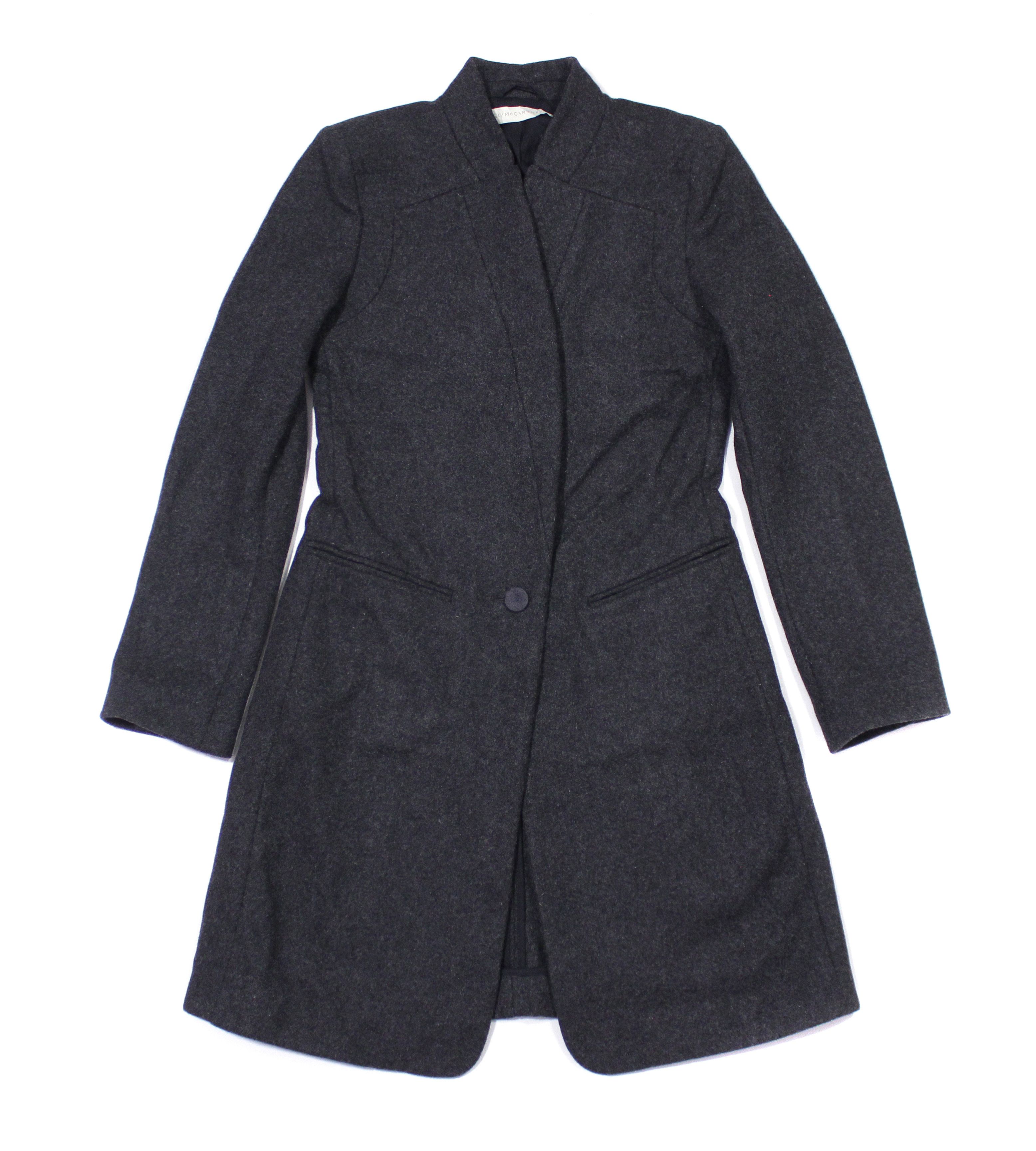 Stella McCartney Wool Overcoat Size XS / US 0-2 / IT 36-38 - 2 Thumbnail