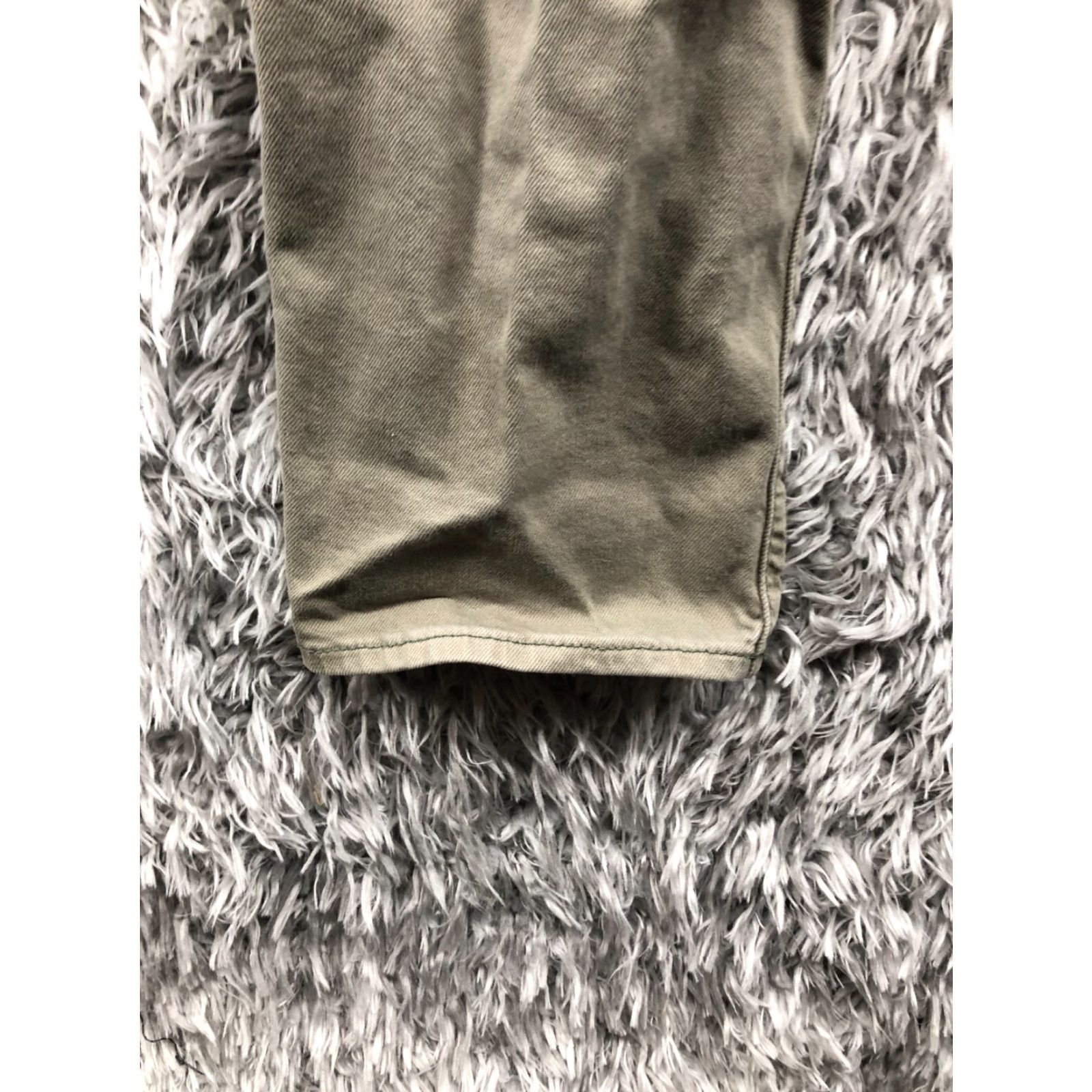 Old Navy Old Navy Beige Chino Pants Size 8 Womens Straight Rise Mid 27in Inseam Knit Polyester Elastic Pocket Button Front Flat Front Casual Formal Size 30" / US 8 / IT 44 - 7 Thumbnail
