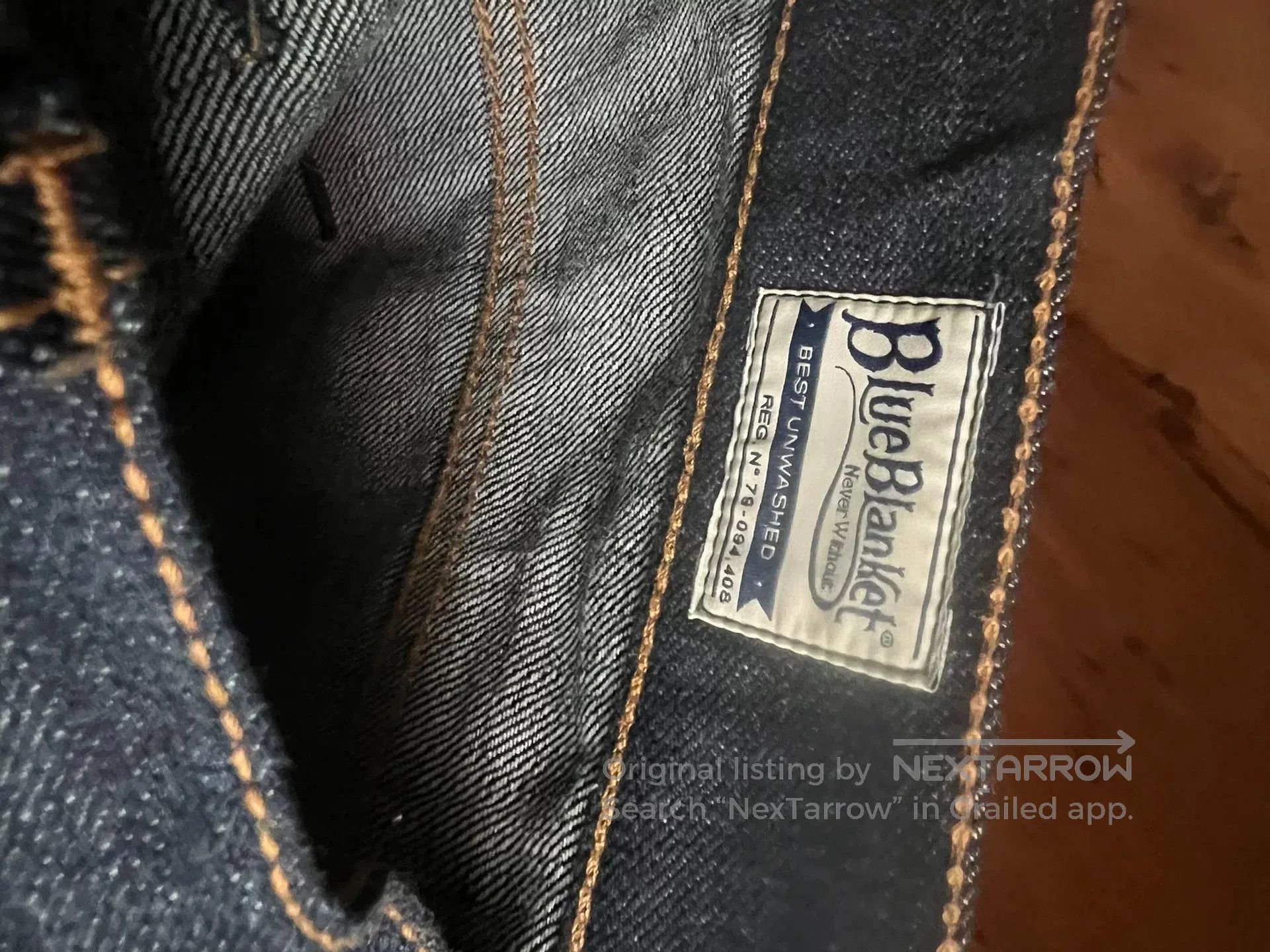 Blue Blanket handmade italy 14.75oz blue jeans. Size US 32 / EU 48 - 8 Thumbnail