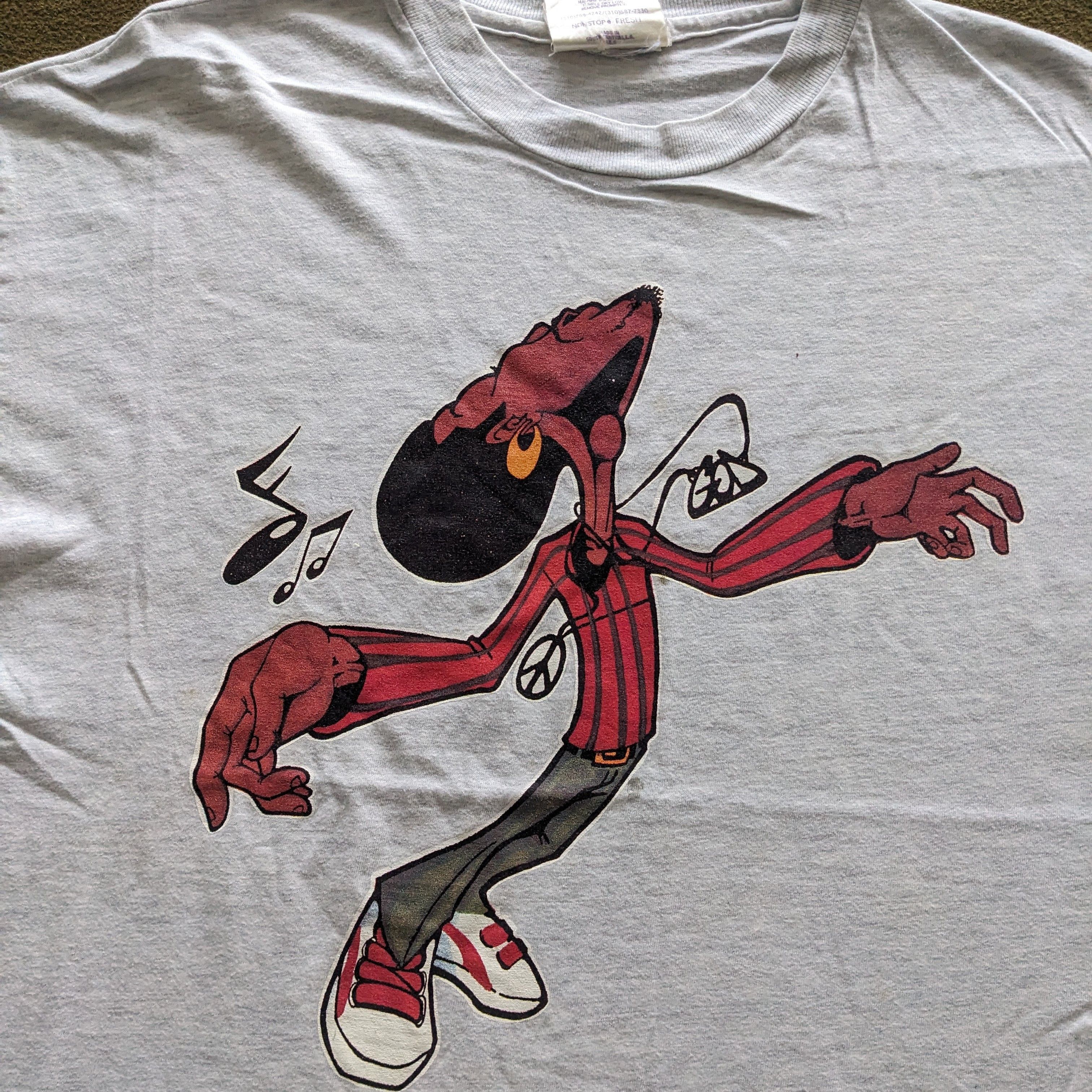 Rap Tees Vintage 90's PHUNKY CIRCLE American Hip-hop T-shirt Size US XL / EU 56 / 4 - 2 Thumbnail