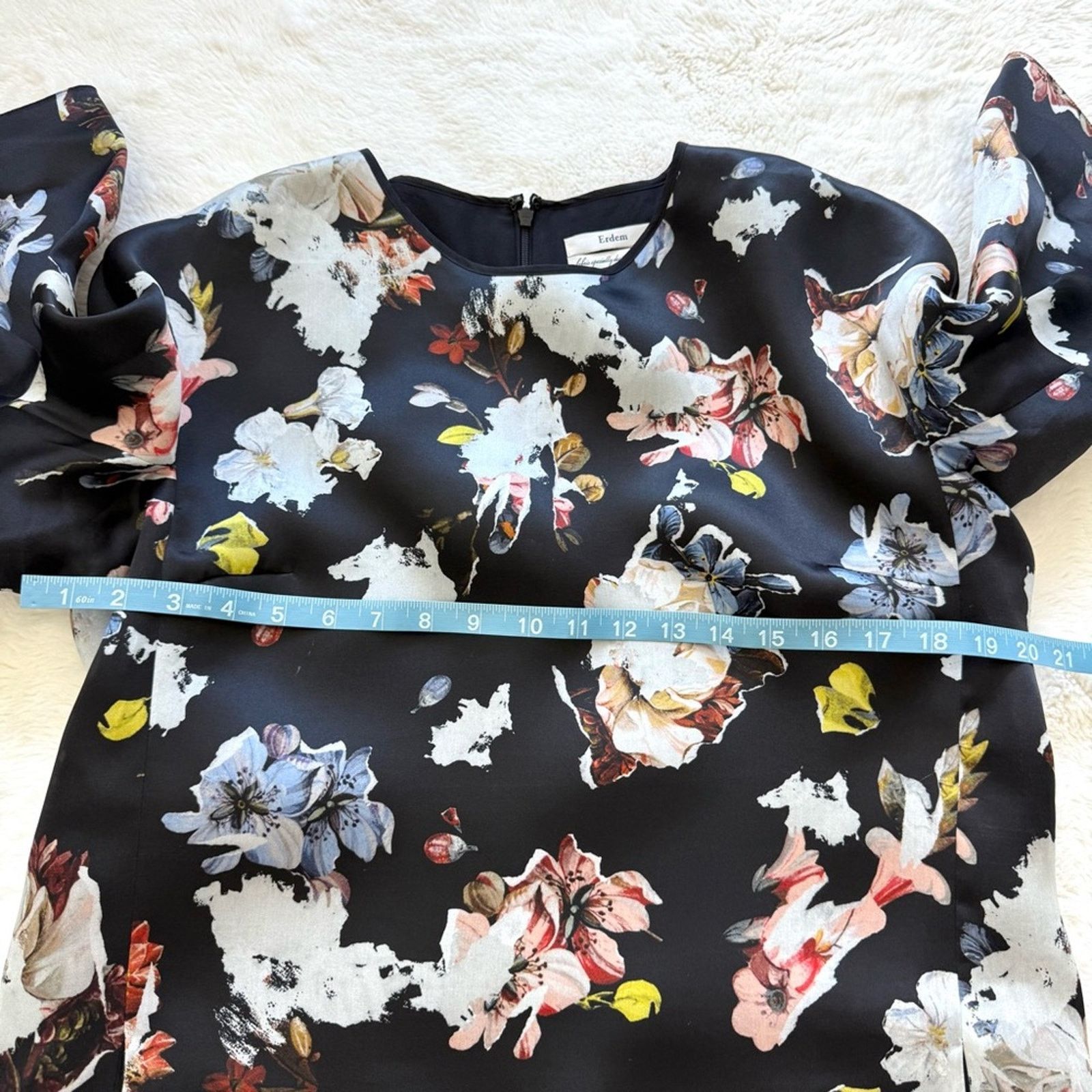 Erdem ERDEM women silk dress size 10 US Retail 750$ Size L / US 10 / IT 46 - 12 Thumbnail