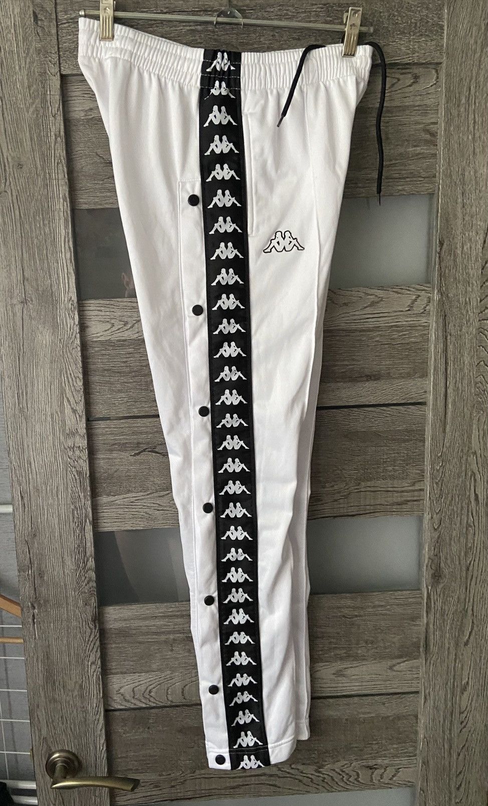 Kappa Kappa Astoria Snap Track Pants Logo Tape Tear-Away Size 32" / US 10 / IT 46 - 2 Thumbnail