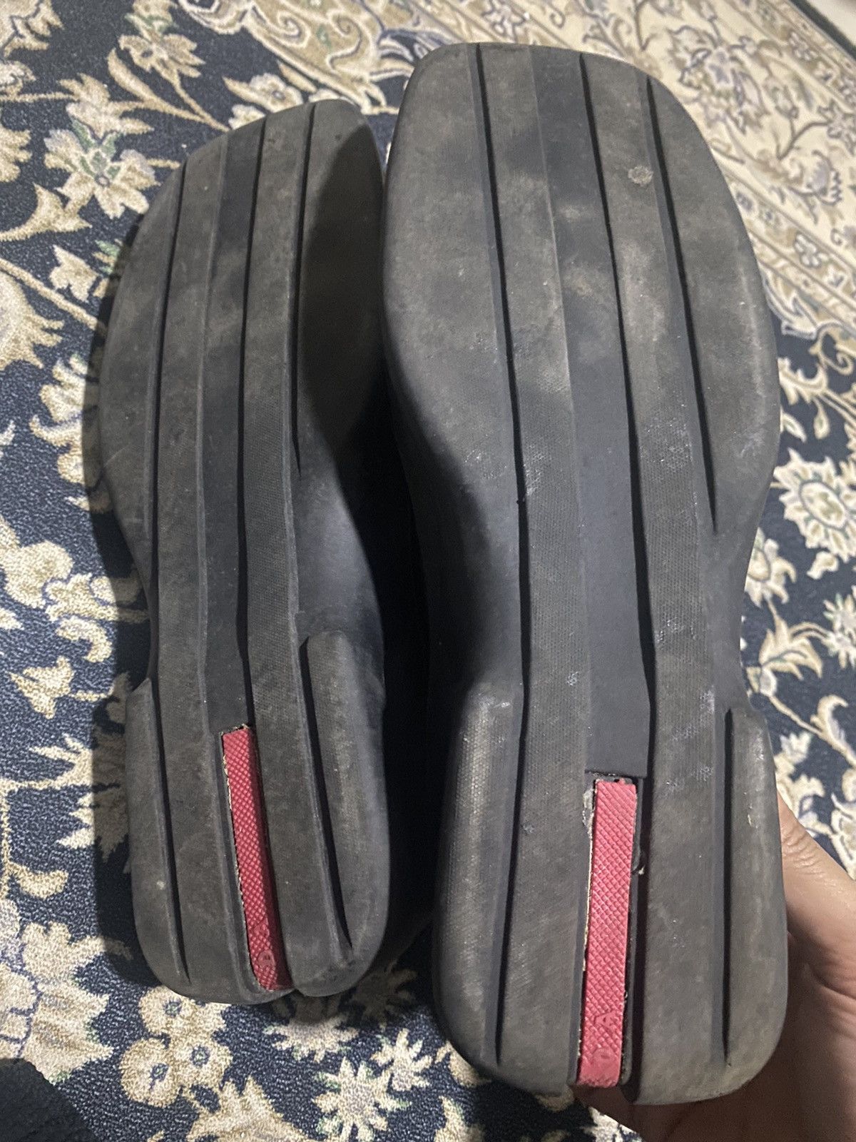 Prada × Vintage FW99 Prada Sport Neoprane Slip On Trainers Size US 9.5 / EU 42-43 - 5 Thumbnail