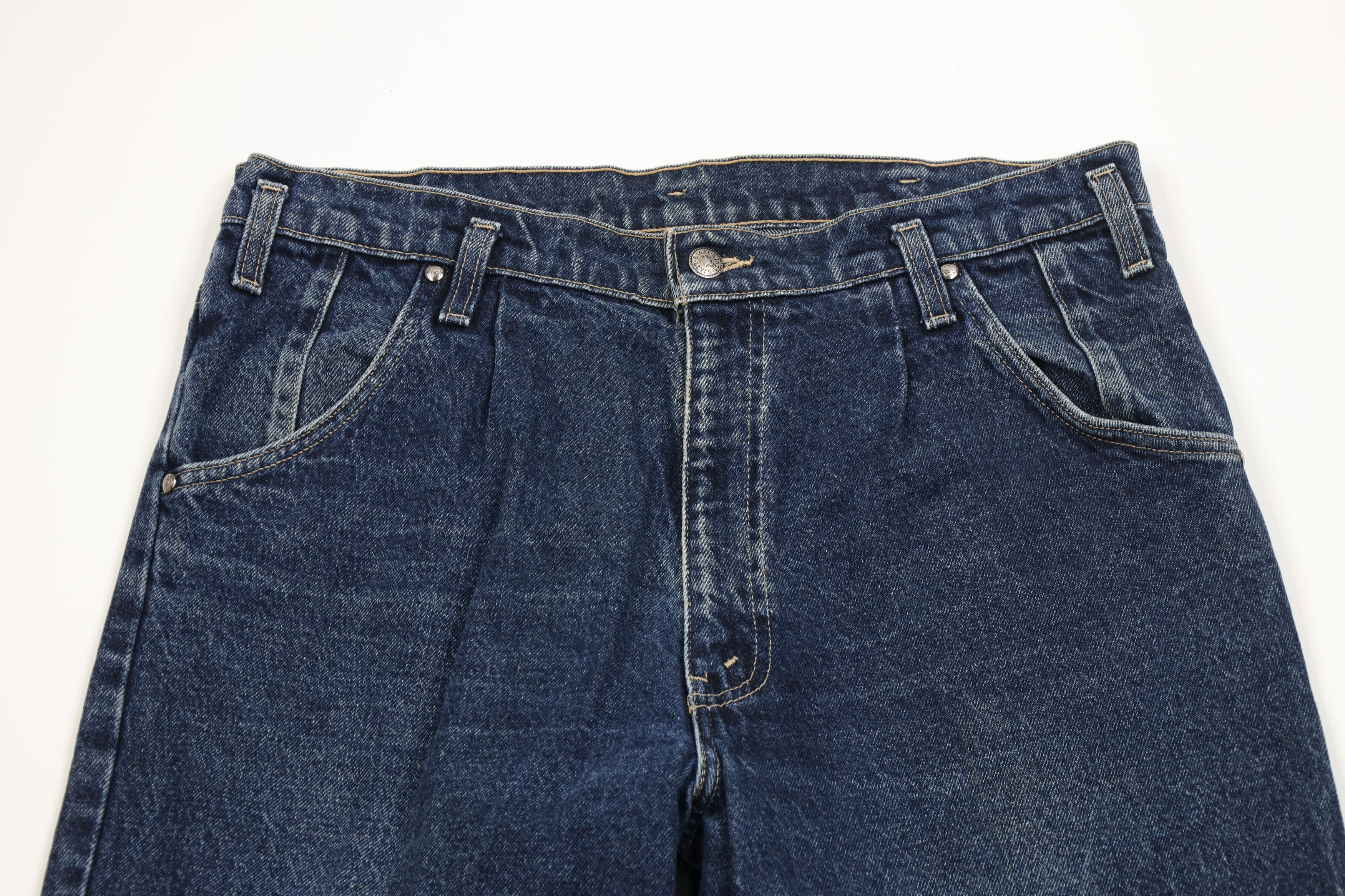 Levi's Vintage 80s Levis Straight Leg Denim Jeans Blue Cotton USA Size US 36 / EU 52 - 2 Thumbnail