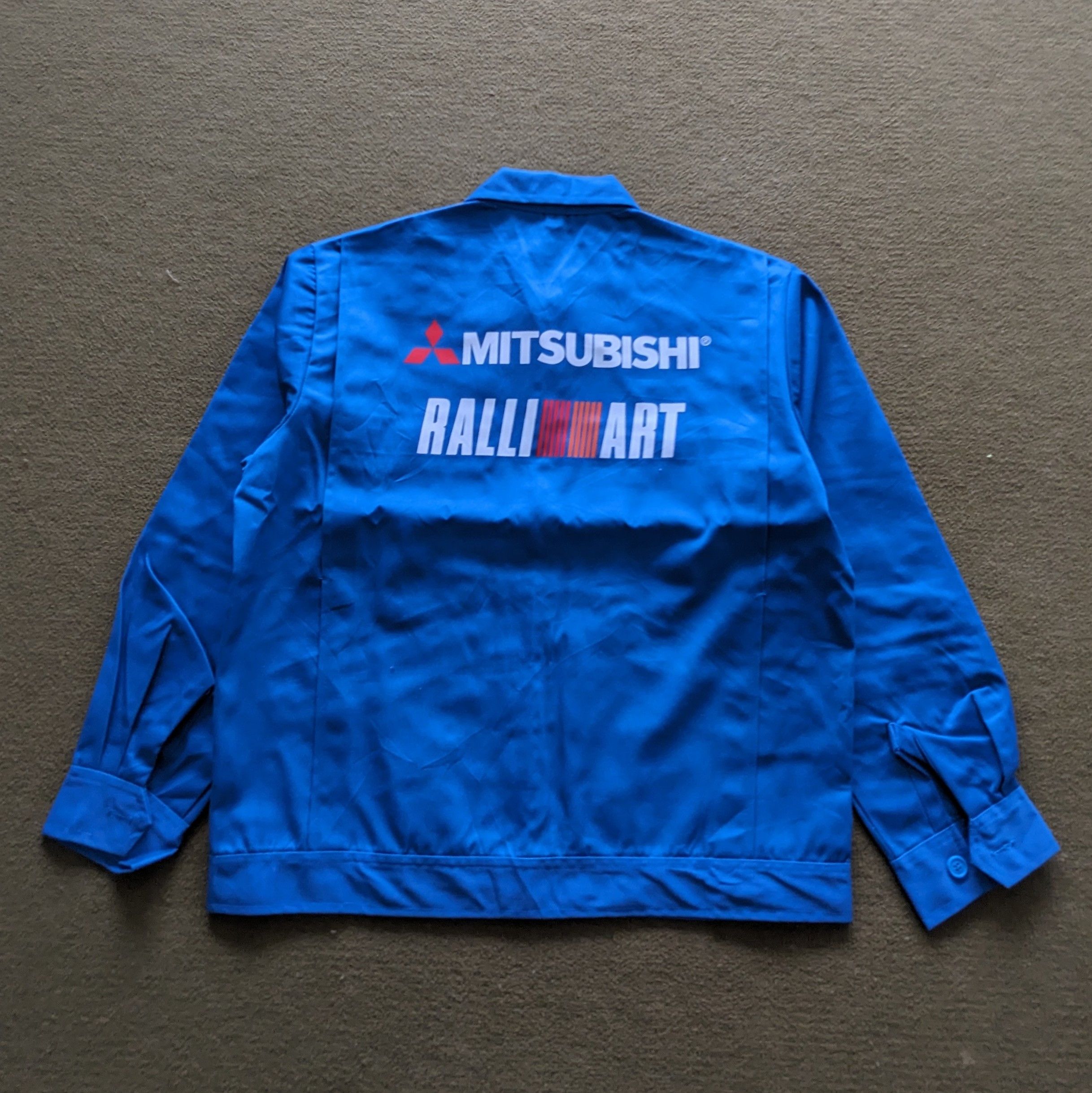 Japanese Brand Vintage MITSUBISHI RALLI ART Racing Uniform Custom Jacket Size US S / EU 44-46 / 1 - 3 Thumbnail