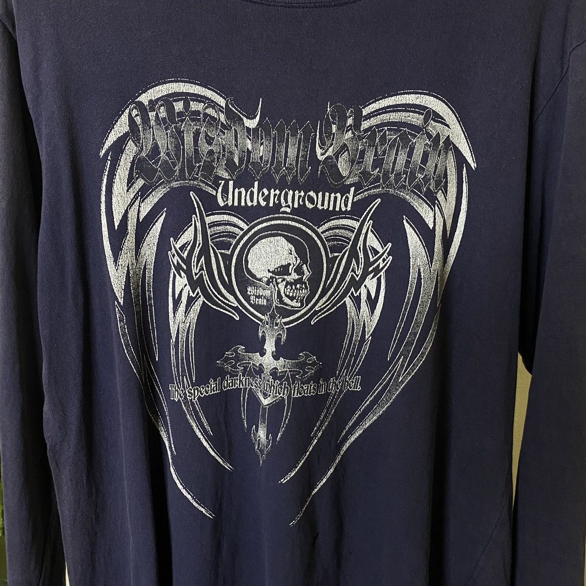 If Six Was Nine × Japanese Brand × Le Grande Bleu (L.G.B.) Wisdom Brain Underground Cyber Grunge Gothic Punk Affliction Size US M / EU 48-50 / 2 - 2 Thumbnail