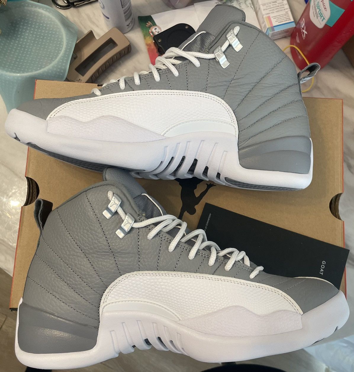 Jordan Brand Air jordan 12 Retro stealth Size US 10 / EU 43 - 2 Thumbnail