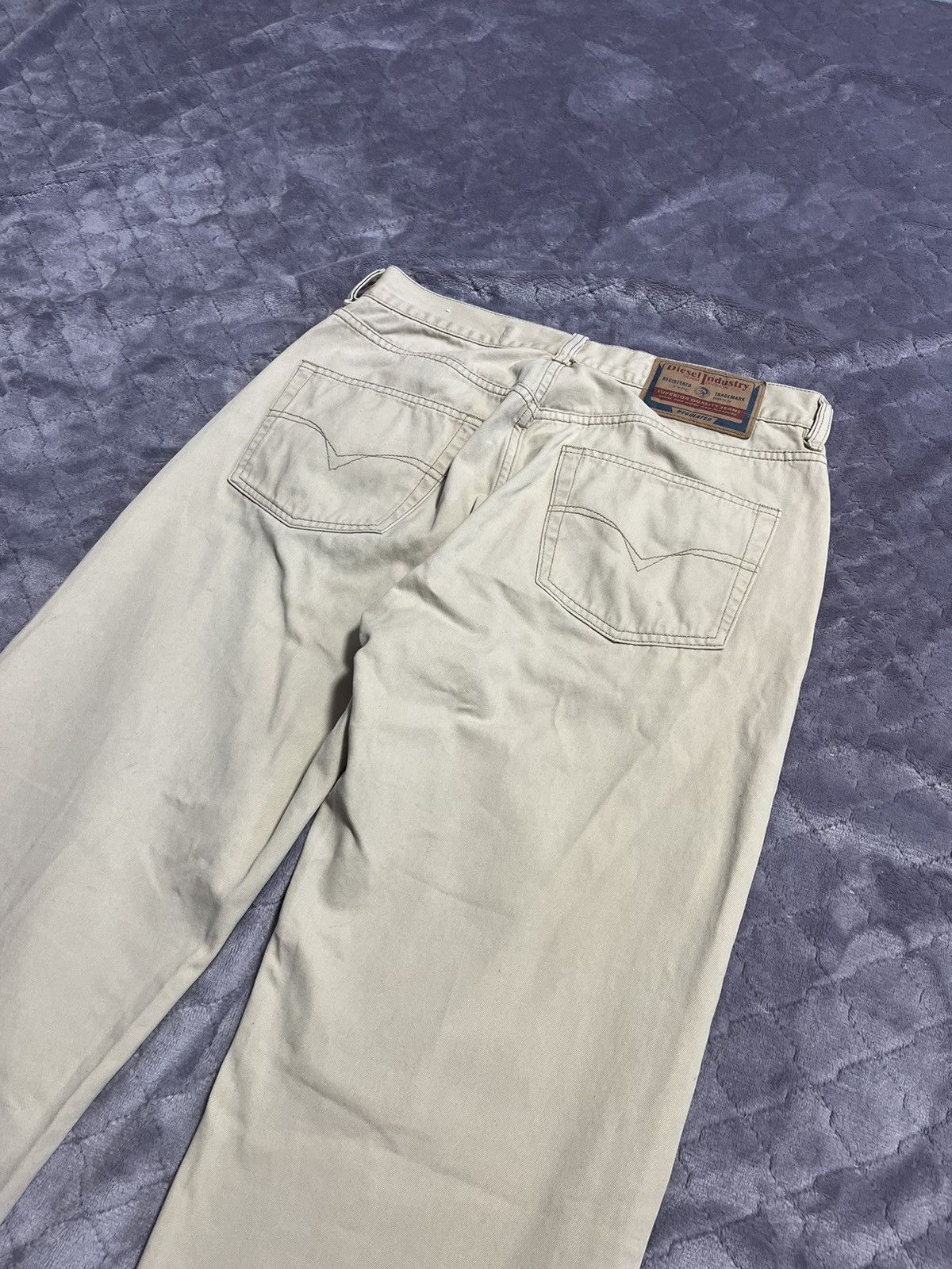 Diesel × Vintage 💥Vintage y2k Diesel Beige Pants Size US 33 - 3 Thumbnail