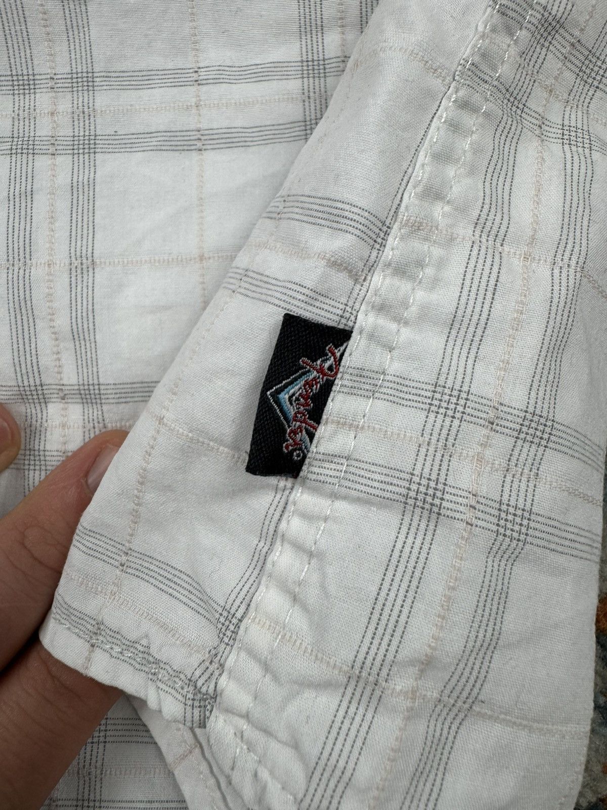 Fender Vintage Y2K Fender embroidered floral flower checked shirt Size US M / EU 48-50 / 2 - 13 Thumbnail