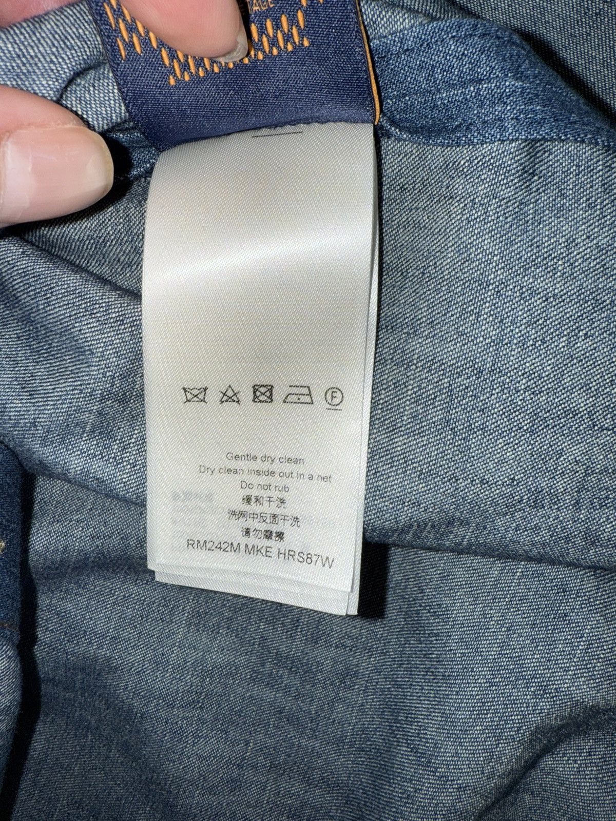 Louis Vuitton Louis Vuitton Short-Sleeved Cotton Chambray Shirt Size US M / EU 48-50 / 2 - 7 Thumbnail