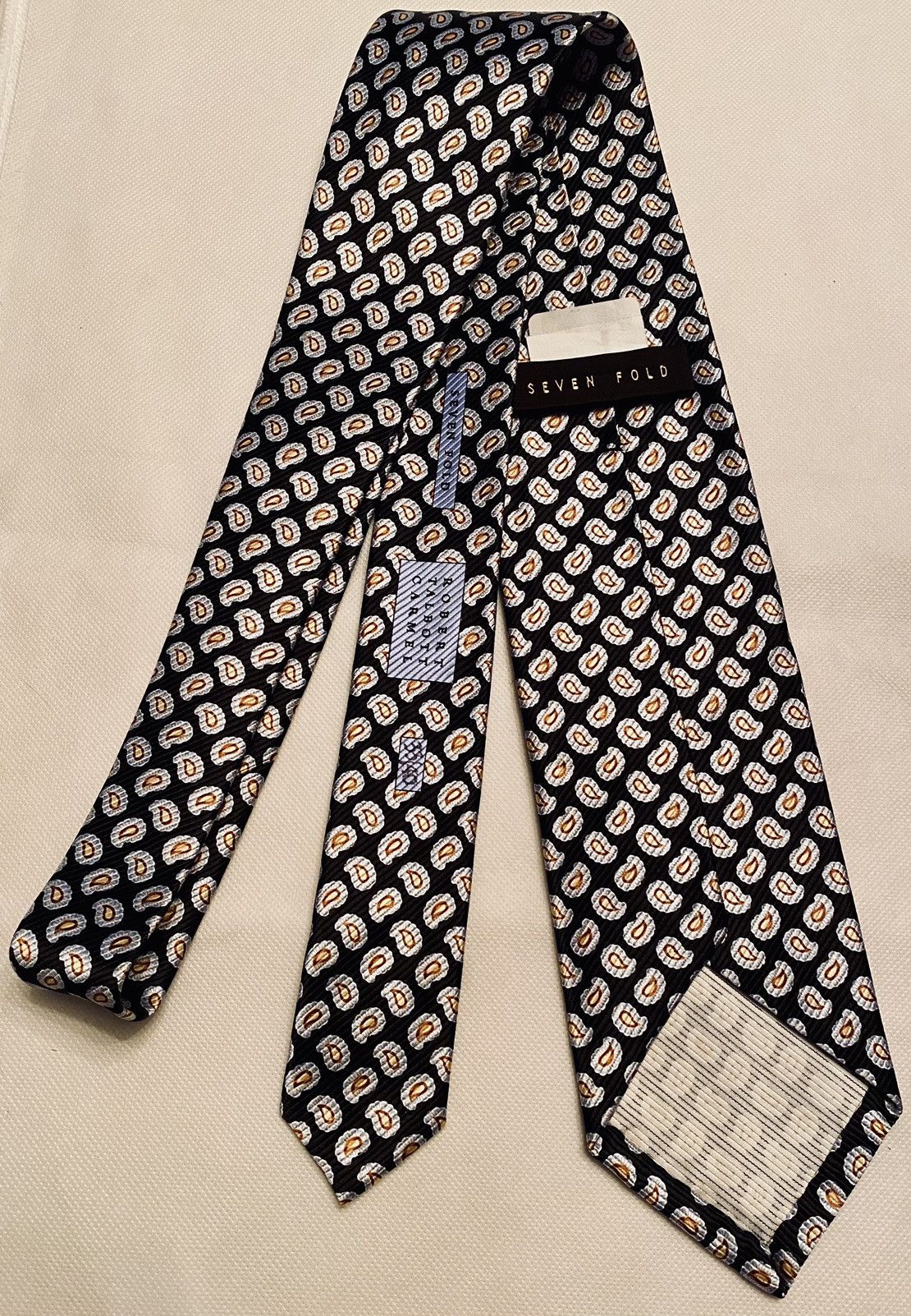 Robert Talbott Robert Talbott 🇺🇸 Carmel LE Navy seven fold tie #33 of 40 NWT Size ONE SIZE - 7 Thumbnail