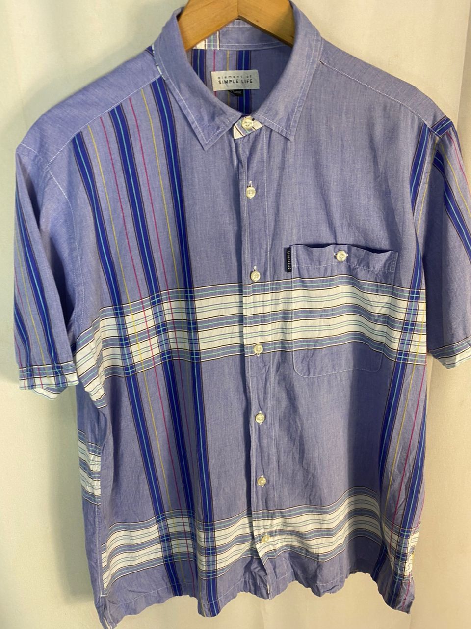 Japanese Brand Element of simple life button up shirt Size US L / EU 52-54 / 3 - 4 Thumbnail