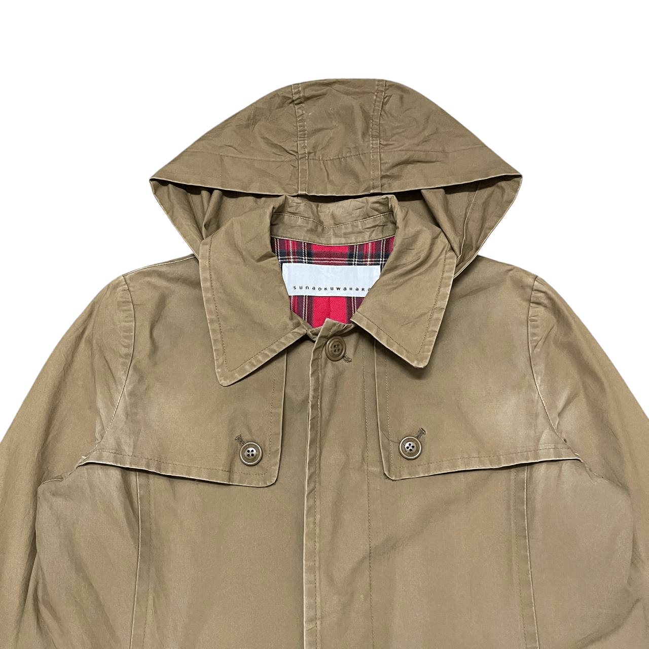 Issey Miyake Vintage Issey Miyake Sunao Kuwahara Hooded Jacket Size US M / EU 48-50 / 2 - 2 Thumbnail
